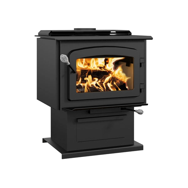 Drolet Escape 1800 EPA Certified Wood Burning Stove - Efficient Heating for Cabins, Homes & Outdoor Living Spaces