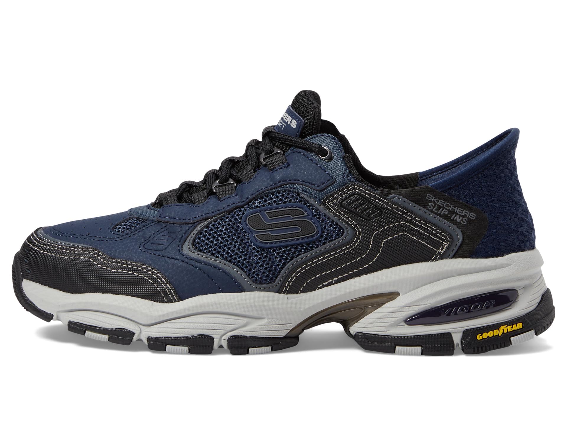 Skechers Men's Vigor 3.0 Hands-Free Slip-On Sneakers - Comfortable Walking Shoes for Work, Travel & Casual Wear