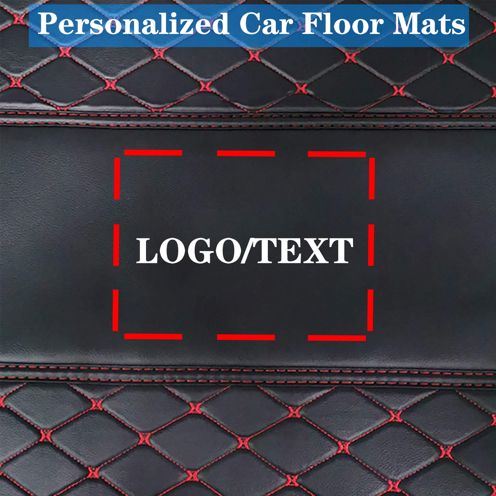 Premium Custom Car Floor Mats for SUV, Truck & Van - Heavy Duty All-Weather Front & Rear Liners Full Set in Wine Red | Perfect for Road Trips, Daily Commute & Off-Road Adventures