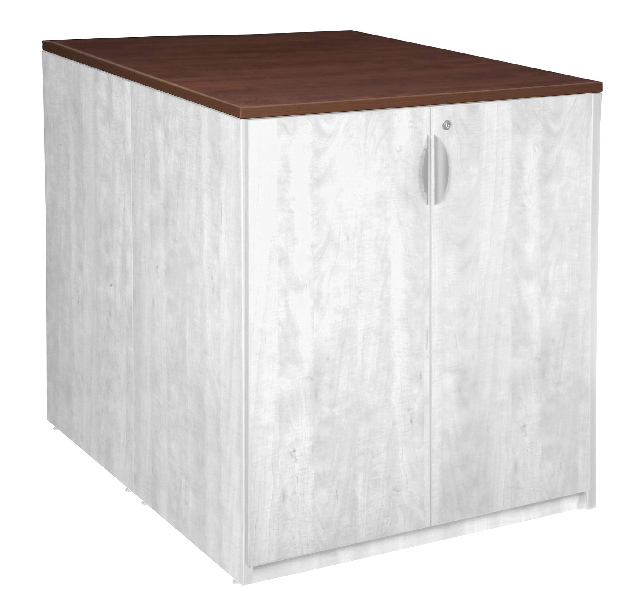 Regency Legacy Top Back Standing Desk with Storage Set - 36