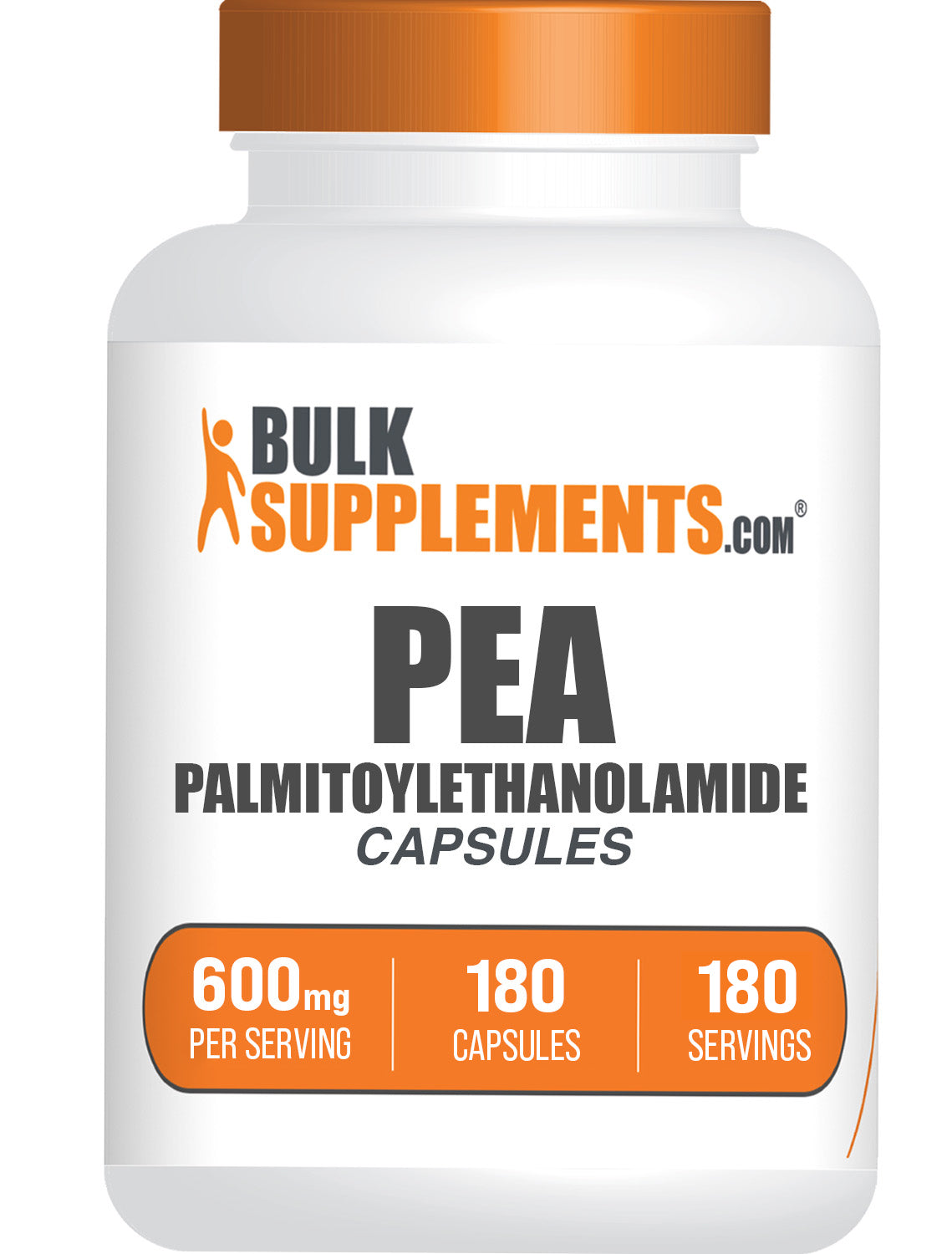 Palmitoylethanolamide (PEA) Capsules 500mg - Natural Pain Relief & Neuro Support Supplement - Supports Healthy Inflammation Response & Nerve Comfort - Ideal for Chronic Pain, Fibromyalgia & Joint Discomfort