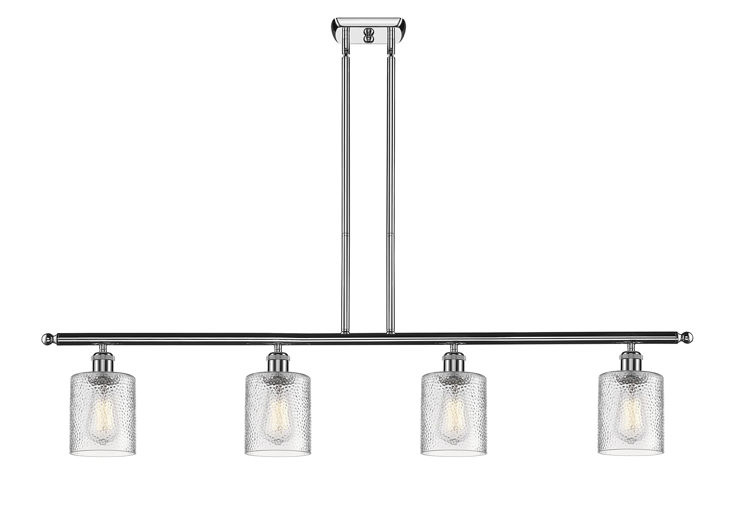 Innovations 516-4I-PC-G112-LED 4 Island Light Vintage Dimmable LED Pendant Lighting in Polished Chrome - Perfect for Kitchen Islands, Dining Rooms & Bar Counters
