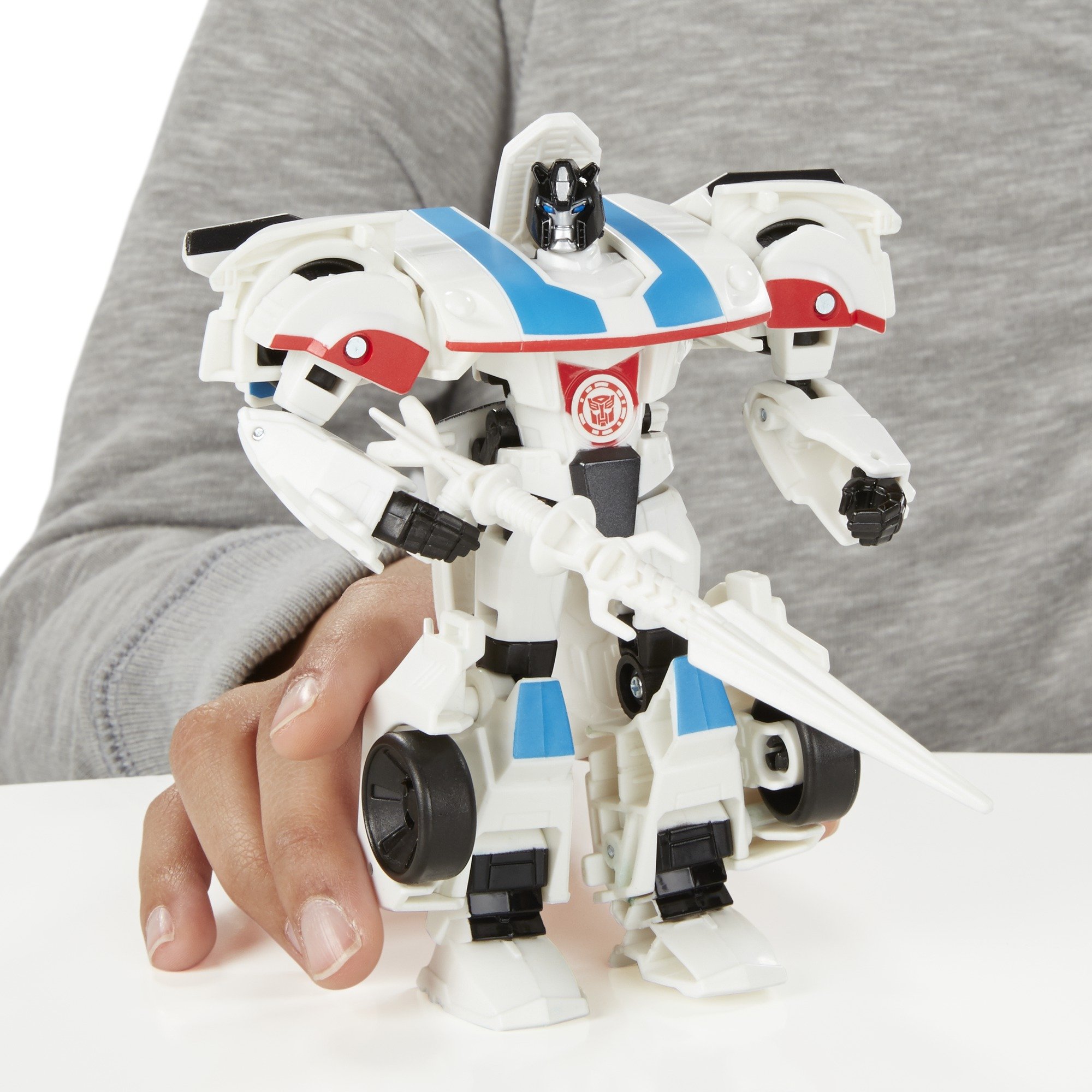 Transformers Autobot Jazz Action Figure - Premium Collectible Robot Toy for Kids & Adults - Perfect for Display, Play, and Gifts