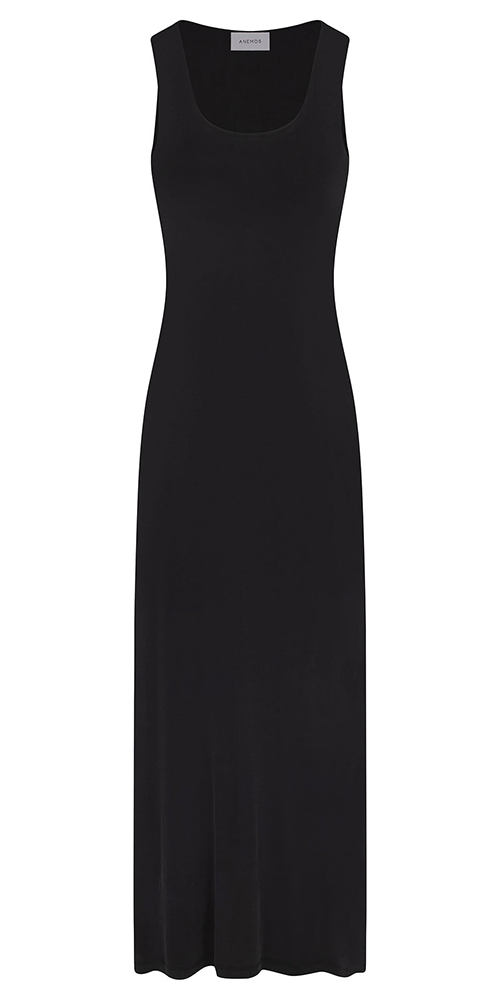 Hume Tank Maxi Dress for Women - Flowy Summer Beach Dress with Pockets, Casual Long Sleeveless Sundress for Vacation, Travel, and Outdoor Activities