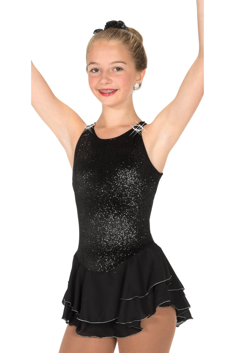 Jerry's Figure Skating Dress #10 - Elegant Ice Shimmer Performance Costume for Women & Girls | Competition & Practice Wear