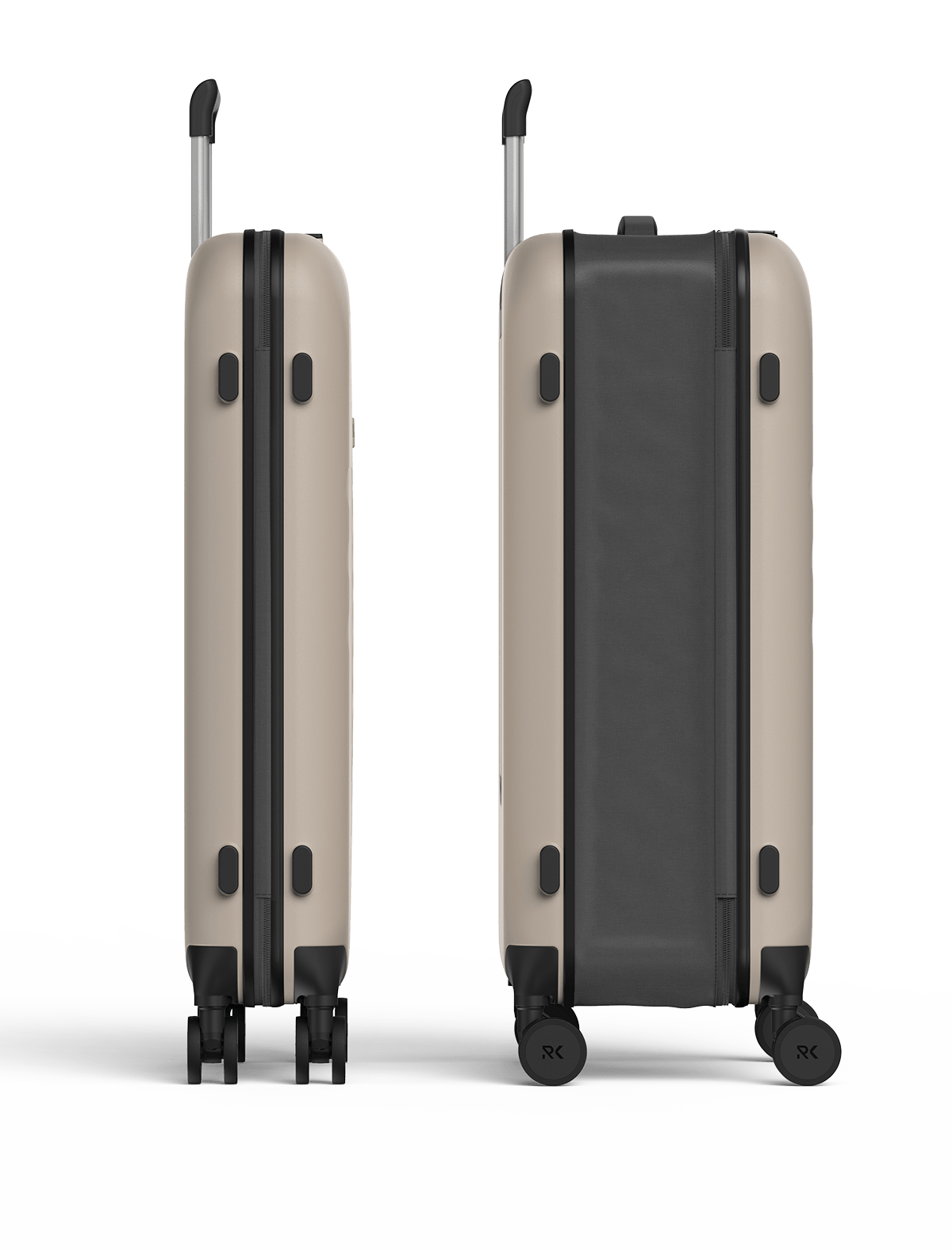 Rollink Flex 360° Large Checked 4 Wheel Collapsible Luggage - Spinner Suitcase for Travel, Business Trips & Vacations | Durable Expandable Rolling Luggage with Smooth Wheels