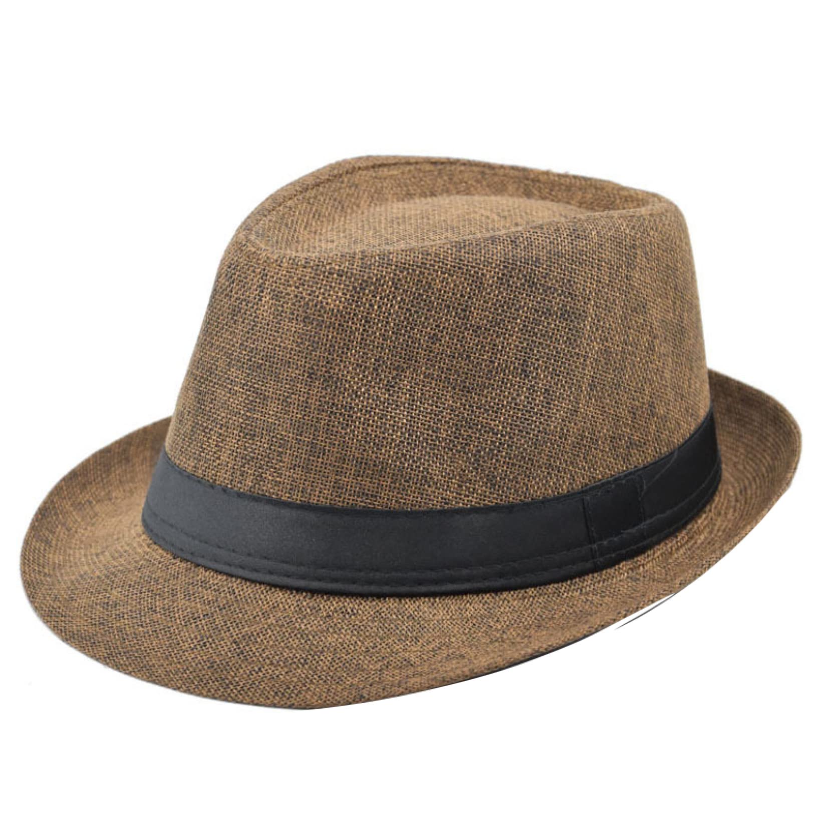 Vintage Wool Fedora Hat for Women & Men - Classic Gangster Trilby Felt Wide Brim Hat - Elegant Gentleman & Lady Winter Jazz Cap - Perfect for Cold Weather, Outdoor Events & Vintage Fashion