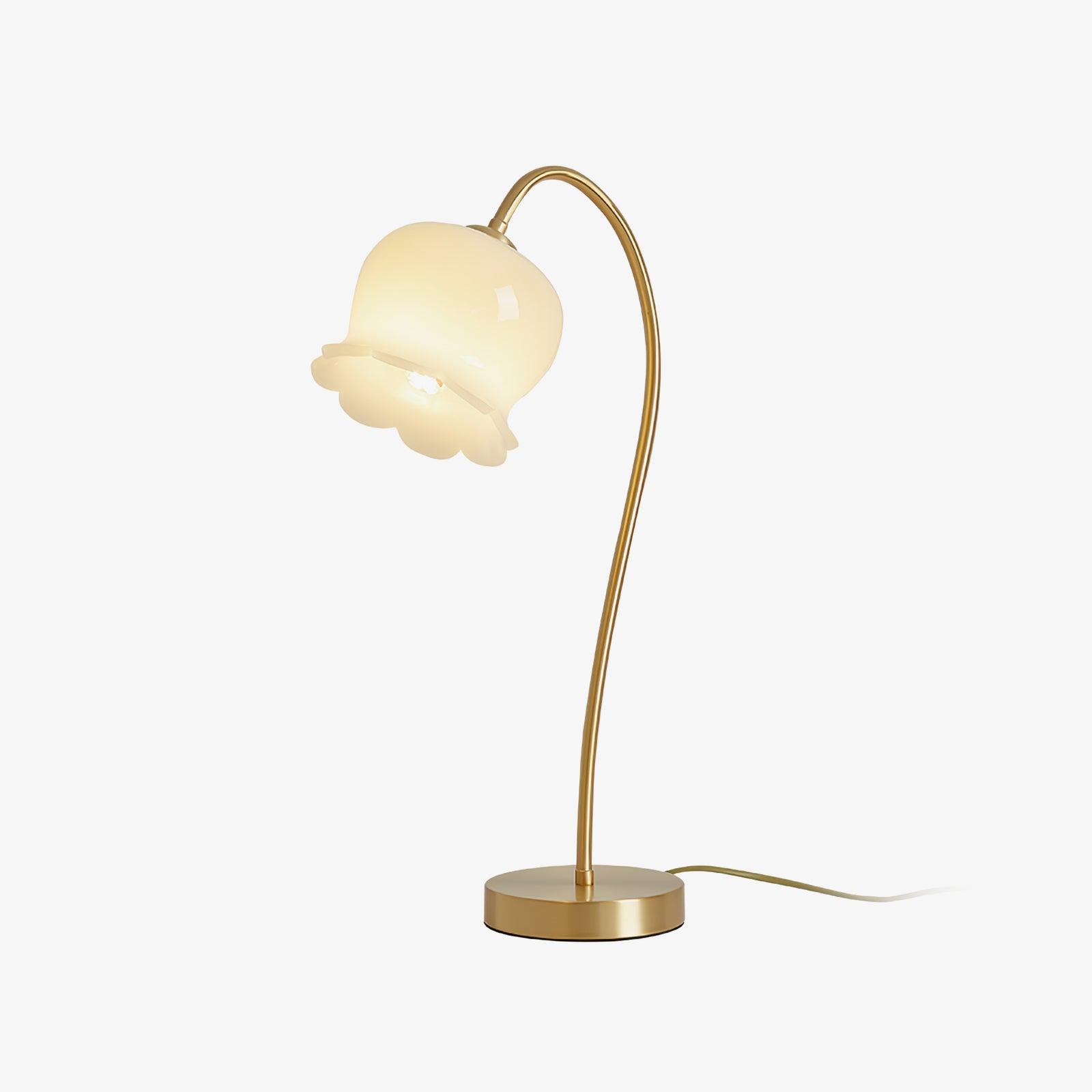Elegant Orchid Table Lamp - Modern Home Decor for Bedroom, Living Room & Office - Perfect for Reading, Relaxing & Creating Ambiance