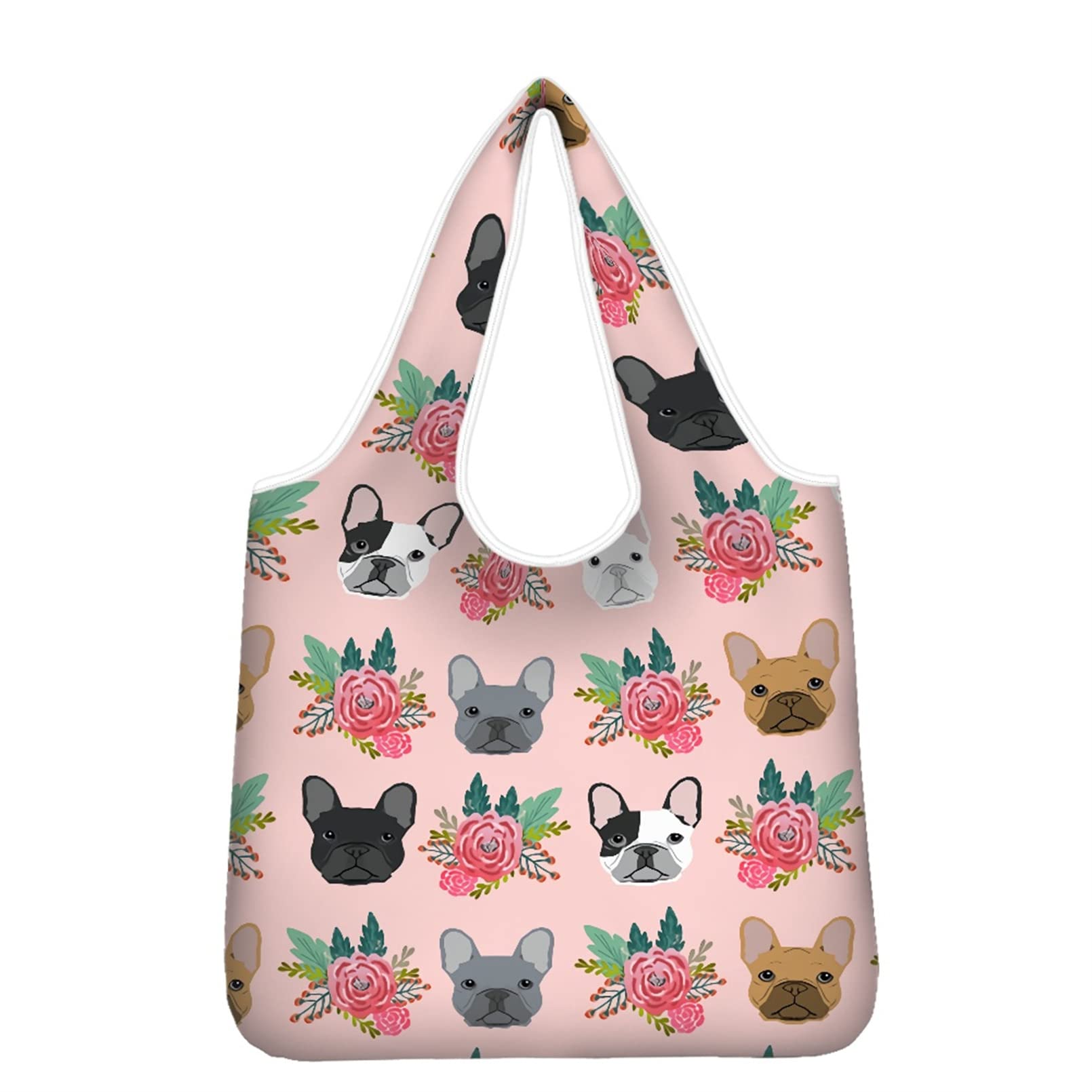 Foldable Reusable Grocery Bags - Durable Washable Shopping Totes for Groceries & Travel