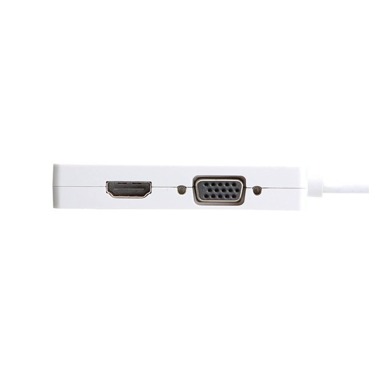 Mini DisplayPort to HDMI VGA DVI Adapter - Thunderbolt Compatible for MacBook Pro/Air - Connect External Monitors for Work & Gaming