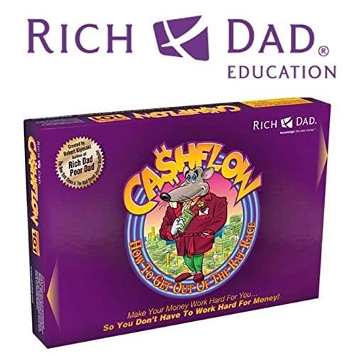Rich Dad Cashflow 101 Board Game by Robert Kiyosaki - Financial Strategy & Investing Education Game for Adults & Families - Escape the Rat Race - Perfect for Financial Literacy Learning & Family Game Nights
