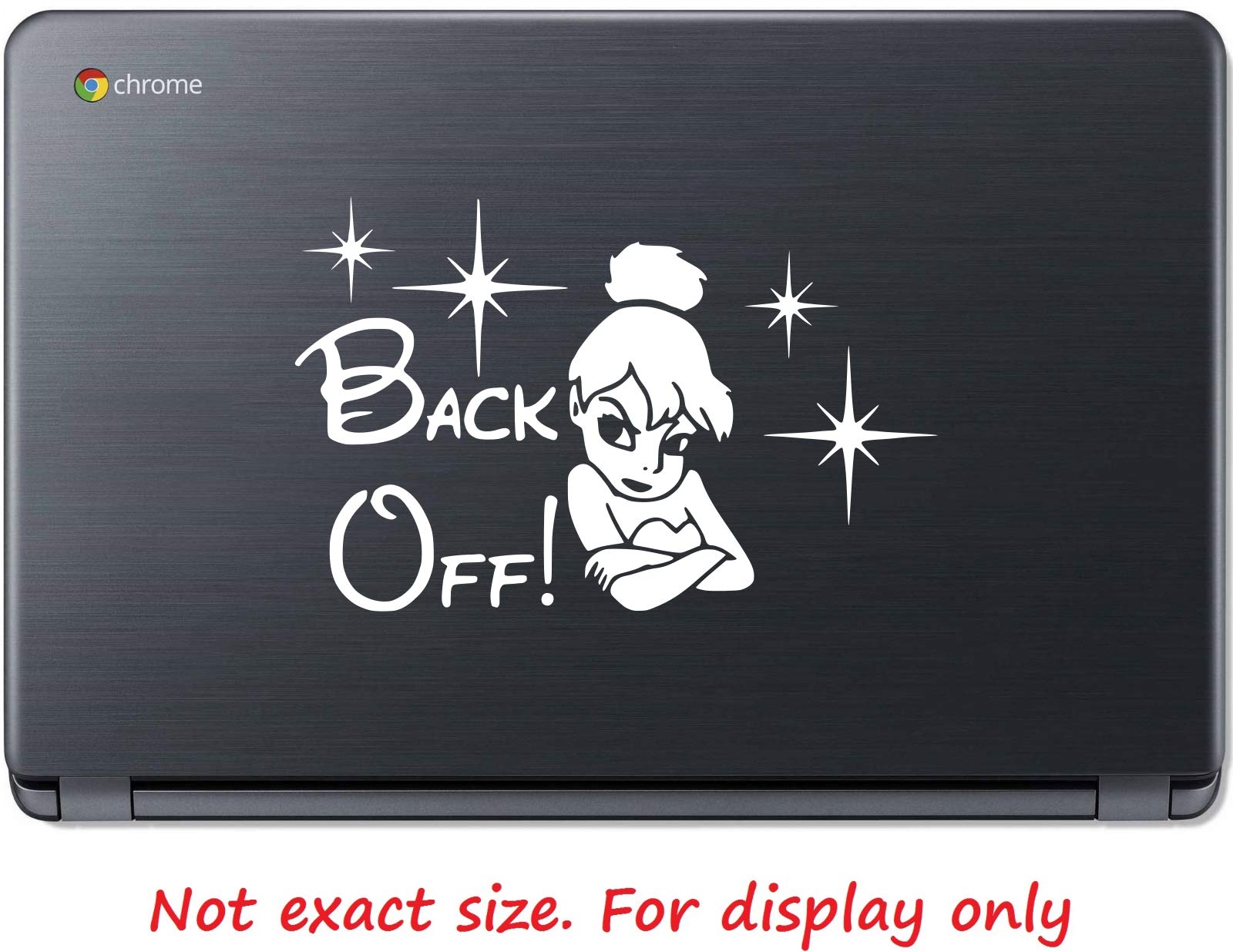 Fairy Decal Vinyl Sticker - White 7x4.3 Inch Car Decals for Trucks, SUVs, Vans, Walls, Windows & Laptops - Waterproof Removable Stickers for Home Decor, Office & Personalization - URI377 by UR Impressions