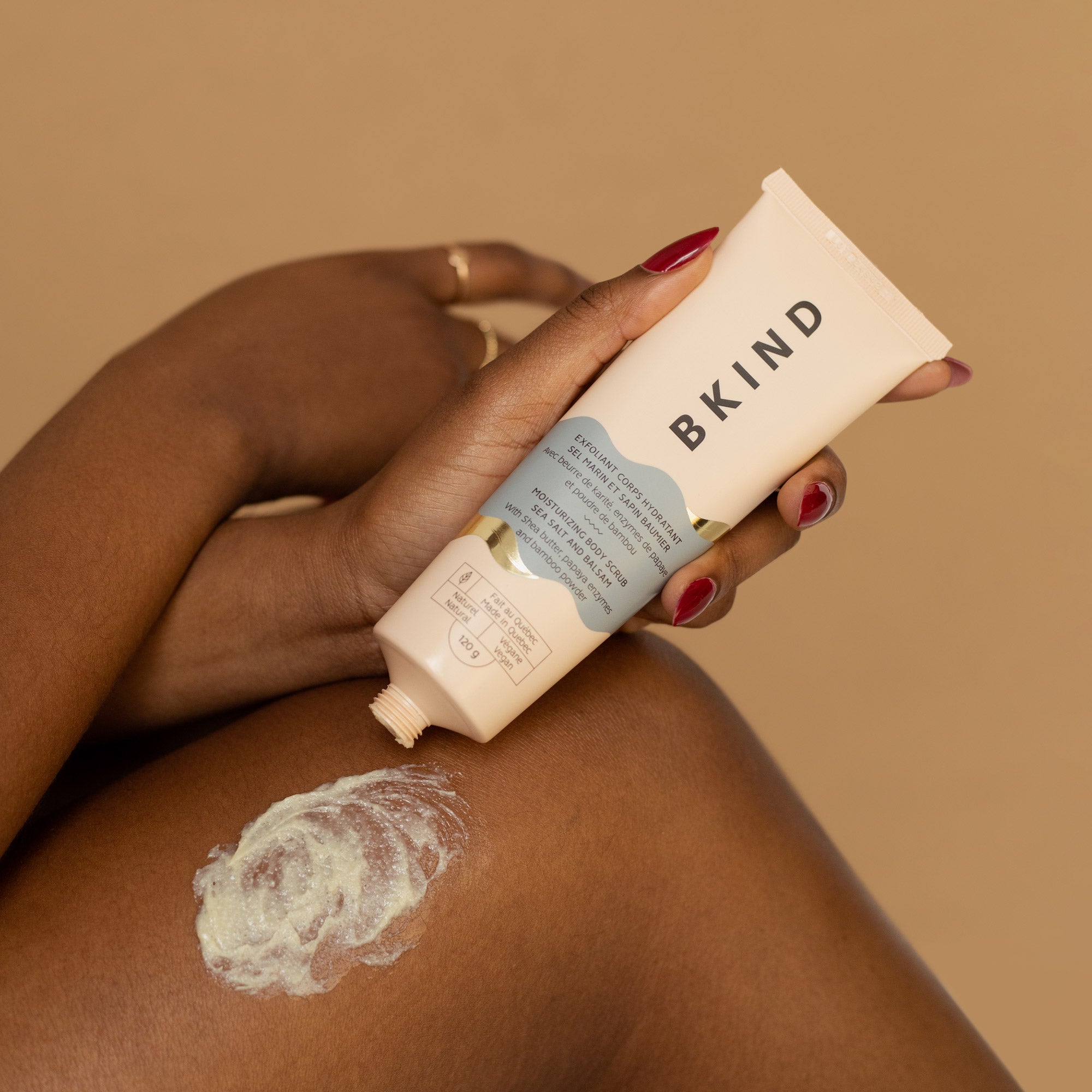 Exfoliating Body Scrub with Sea Salt & Balsam - Deep Moisturizing & Nourishing for Soft, Smooth Skin - Perfect for Dry Skin Care & Spa Day at Home