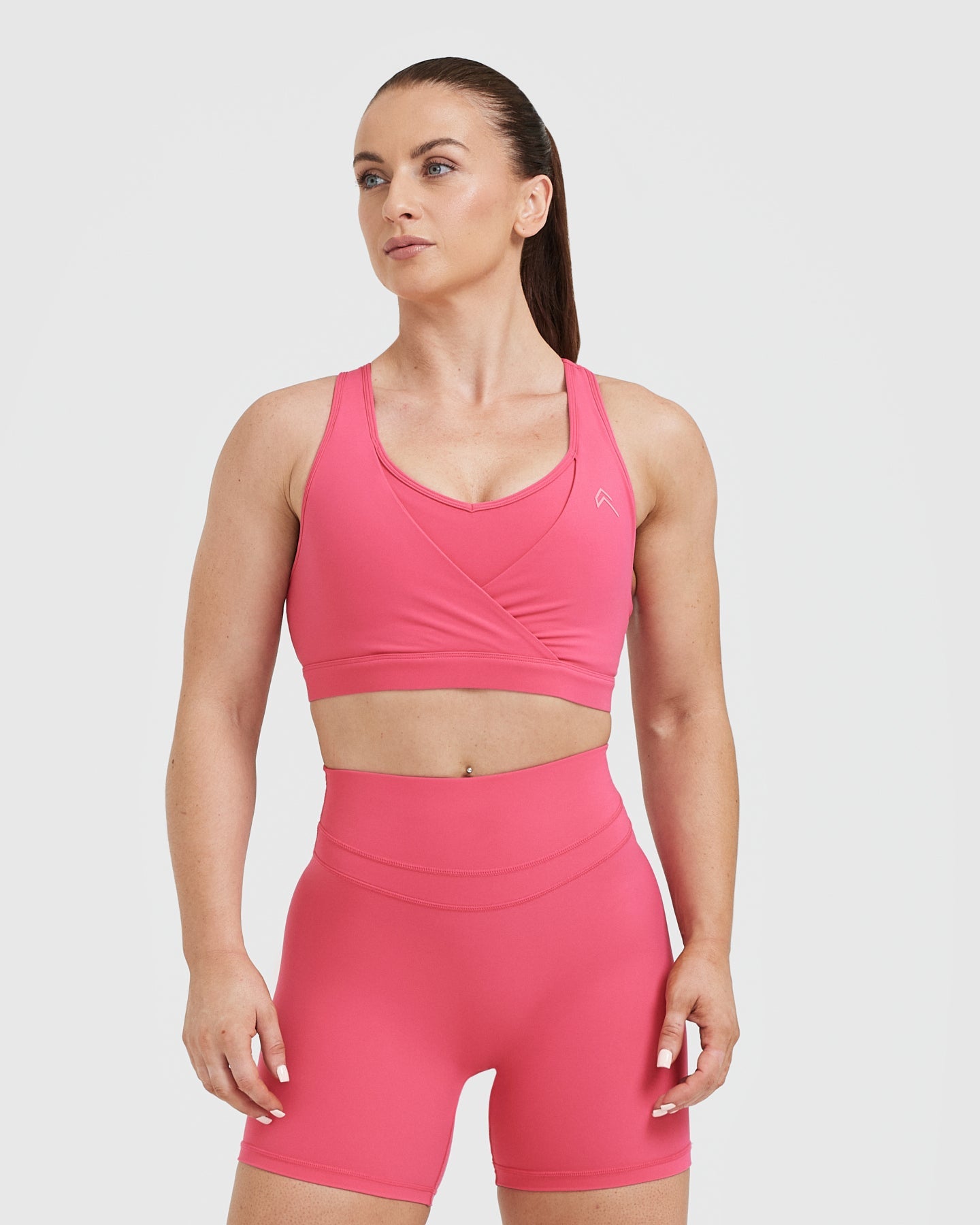 High Support Seamless Sports Bra for Women - Soft Velvet Pink - Perfect for Yoga, Running & Gym Workouts