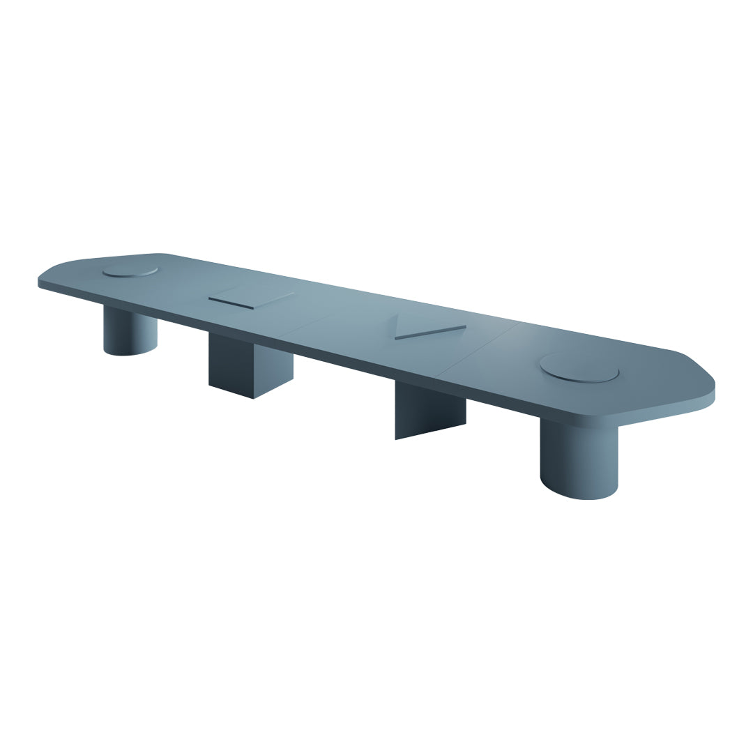 Modular Conference Table - Modern Matte Lacquered Finish for Office & Meeting Rooms | Durable & Stylish Workspace Solution for Team Collaboration & Professional Meetings