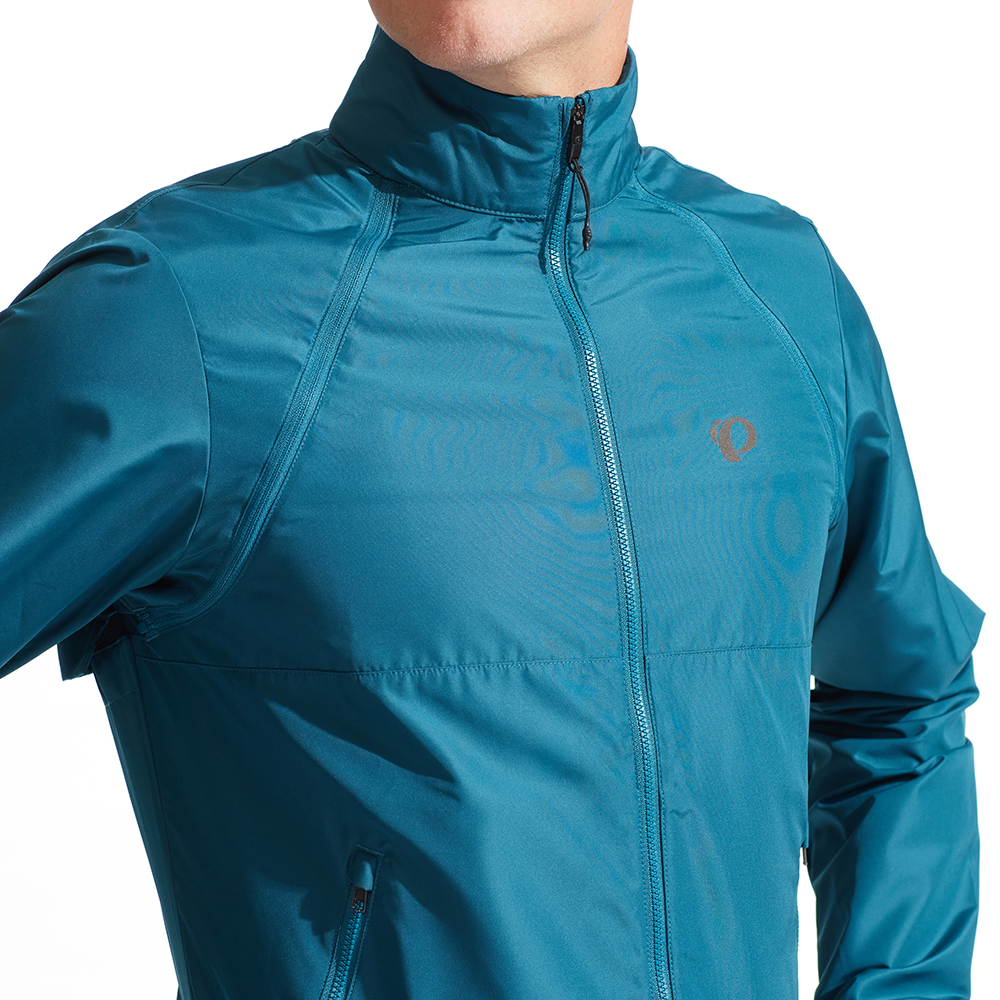 Men's Quest Barrier Convertible Jacket - Waterproof Windbreaker with Detachable Hood for Hiking, Camping & Outdoor Adventures