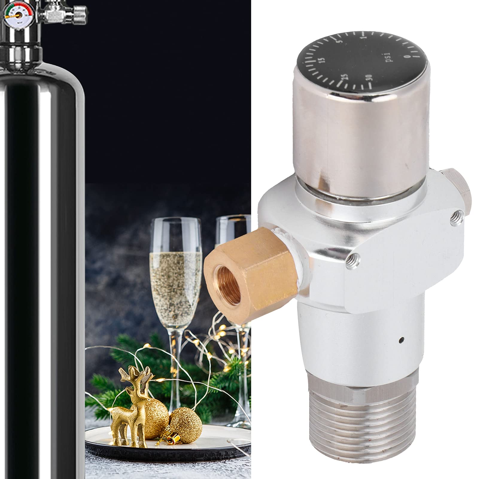 Premium Aluminum Alloy Coffee Brewing Charger - Nitrogen Gas Charger for Non-Threaded Tanks | Perfect for Home Baristas & Coffee Shops to Enhance Flavor & Aroma