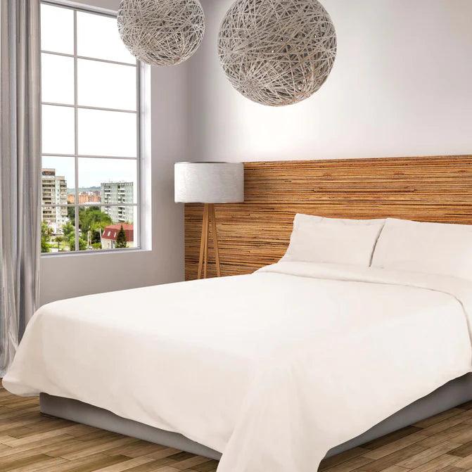Premium 100% Cotton Percale Duvet Cover Set - Soft & Breathable Bedding for Modern & Traditional Bedrooms - Perfect for Home, Hotel, and Guest Room Decor