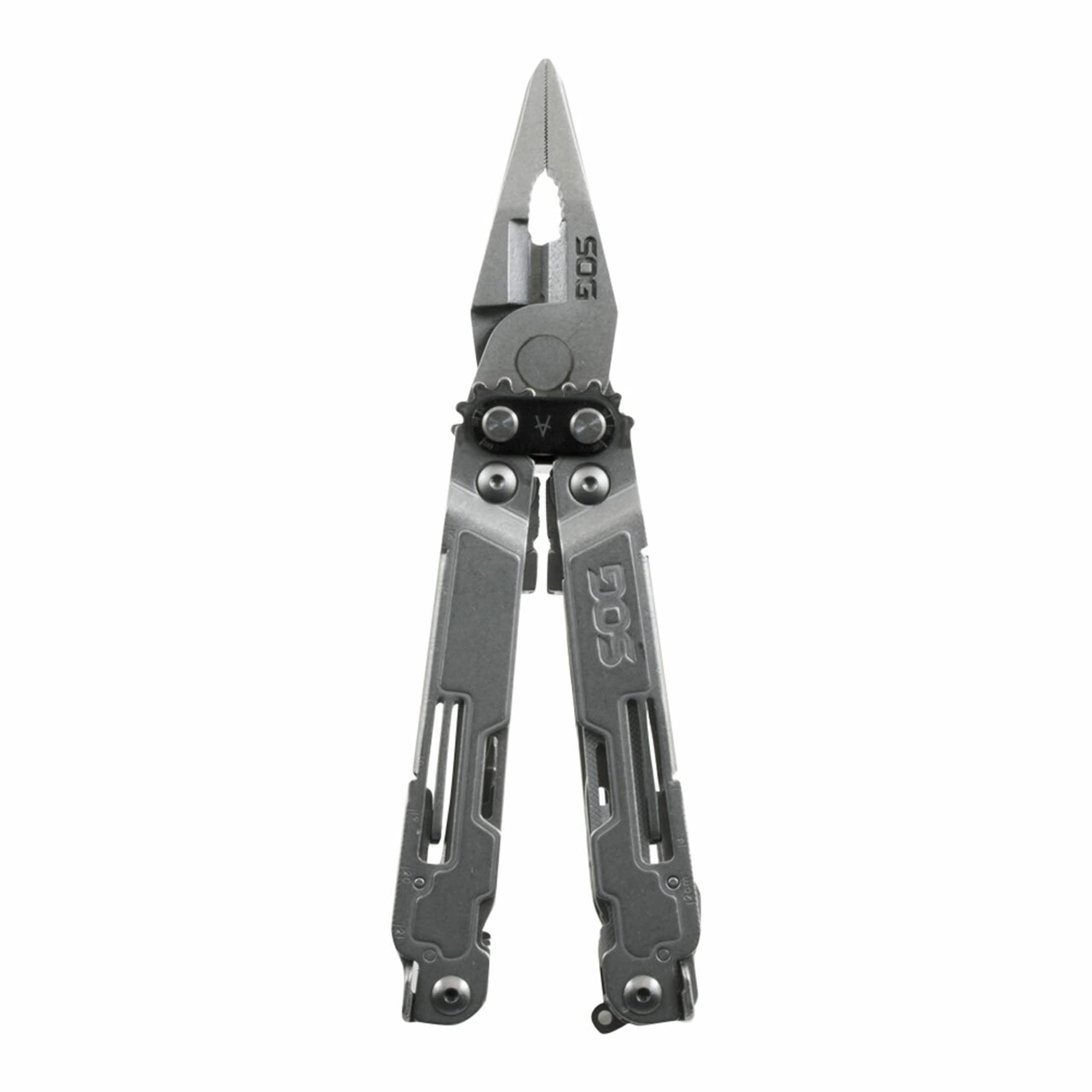 SOG PowerAccess Deluxe Multi-Tool with Stone Wash Finish - Compact Clamshell Packaging - Perfect for Camping, Hiking & Everyday Carry (EDC)