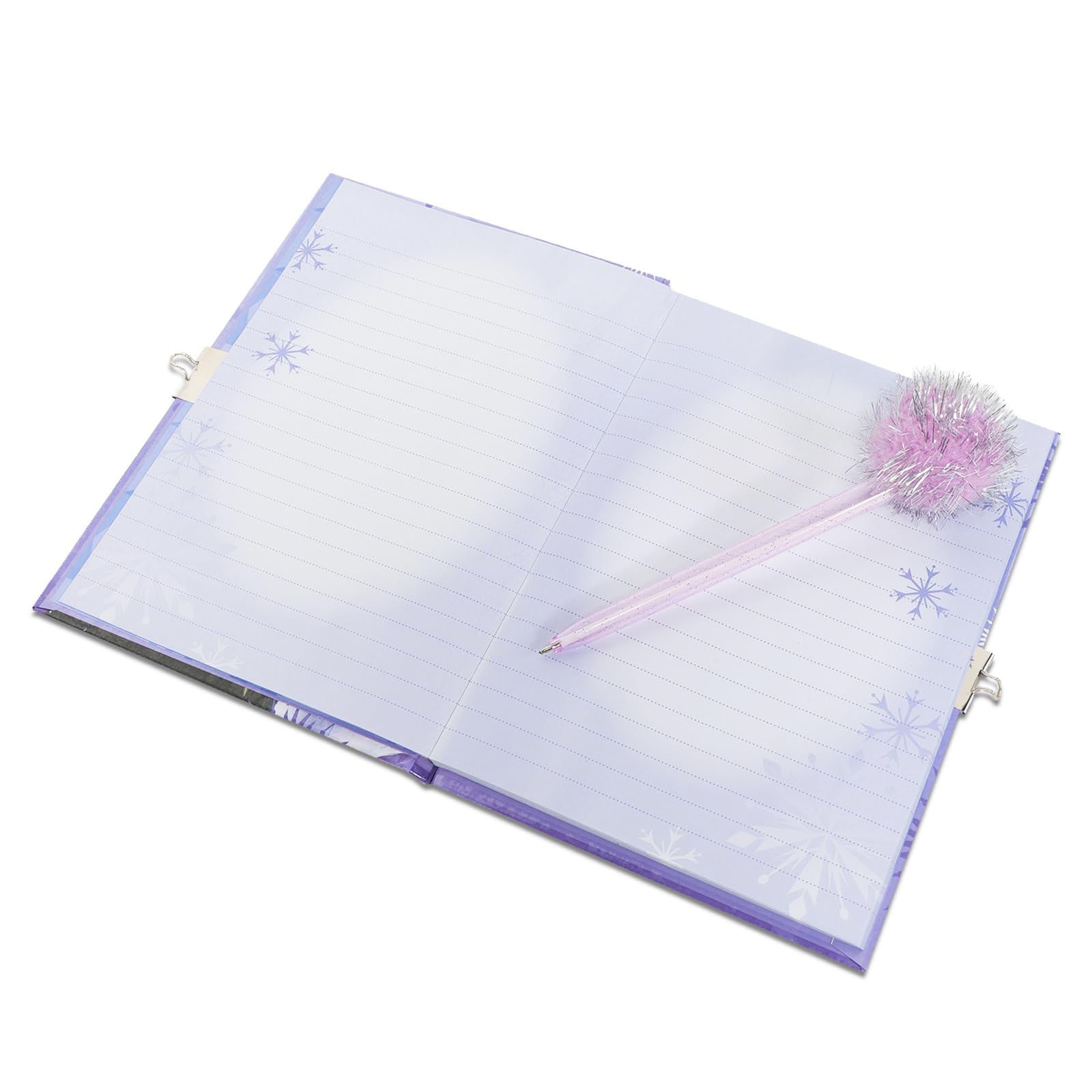 Disney Frozen Glittery Diary Set with Anna & Elsa Art Kit - Kids Journaling Activity Bundle with Imagine Ink | Perfect for Birthday Gifts, Creative Play & Disney Themed Party Favors