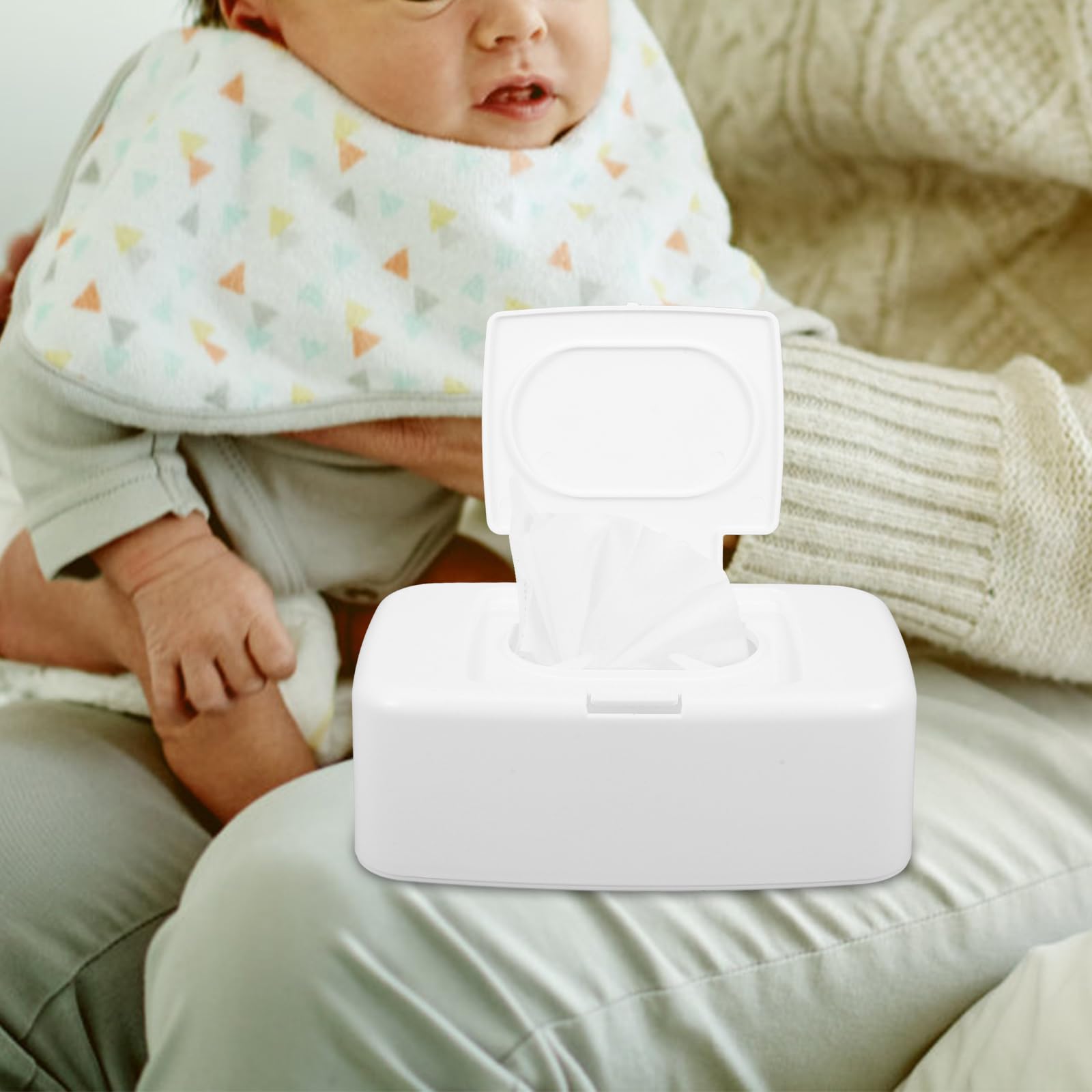 **Disposable Plastic Gloves Container with Lid - Travel & Household Storage Case for Wipes, Gloves & Essentials - Portable Pouch for Bathroom, Kitchen & On-the-Go Use**