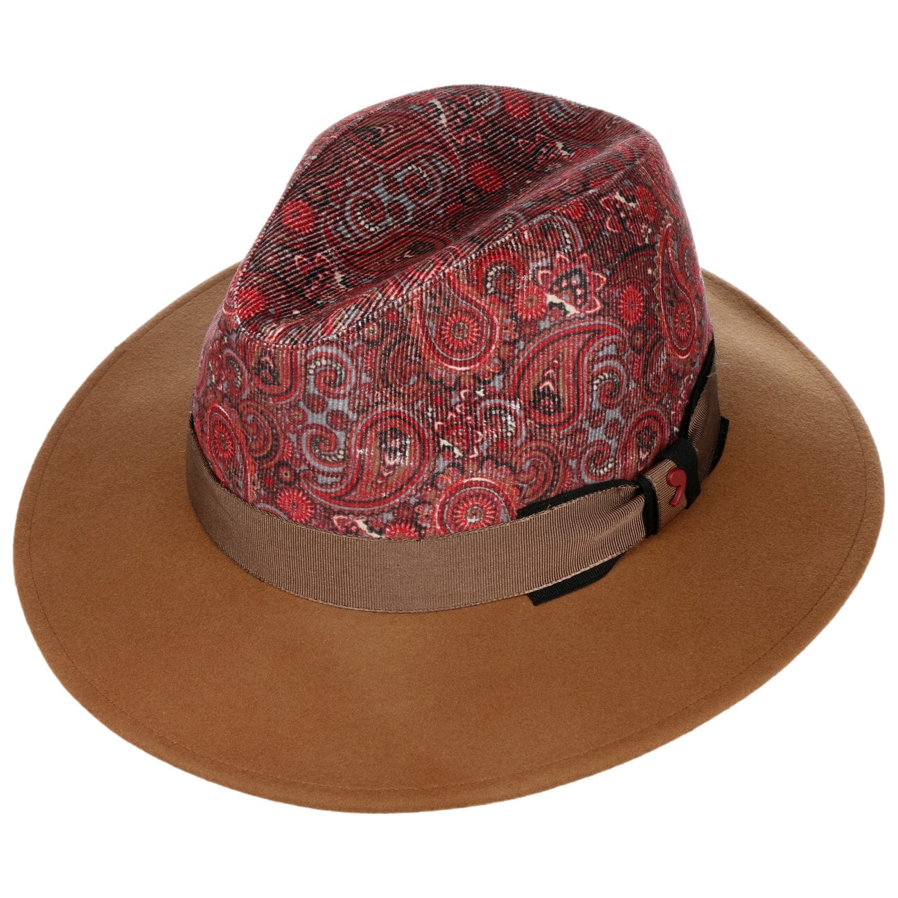 Stylish Paisley Crown Wool Hat by Alfonso D'Este - Winter Fashion Accessory for Men & Women - Perfect for Outdoor Activities, Travel, and Cold Weather