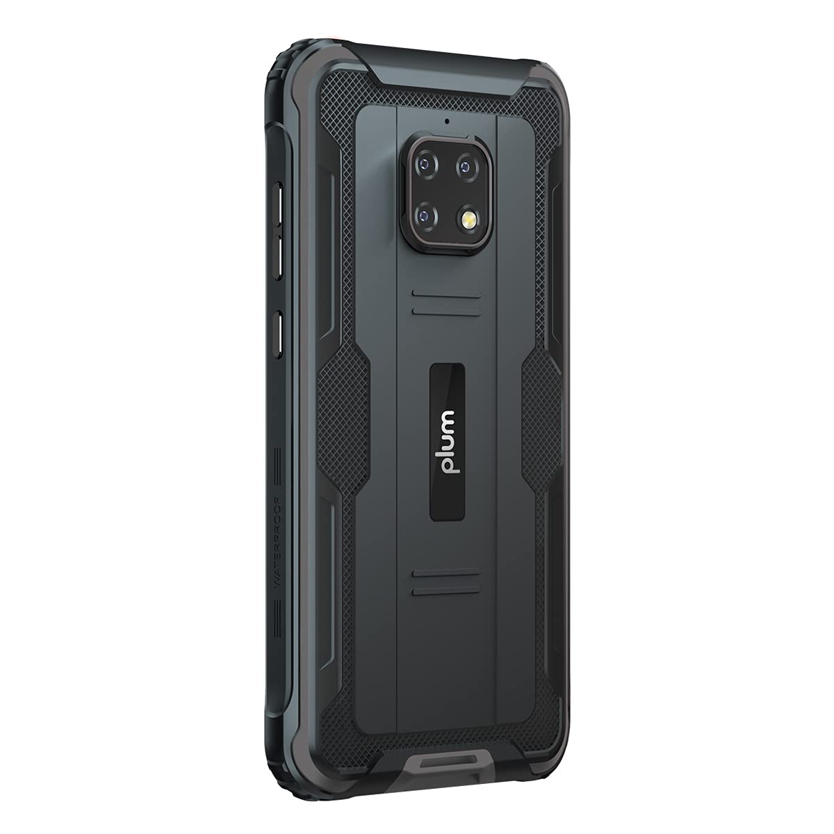 Plum Gator 7 4G VoLTE Unlocked Rugged Smartphone - Military Grade IP69 Waterproof, Shockproof with 5580mAh Battery (Black) - Perfect for Outdoor Adventures, Construction Sites & Extreme Conditions