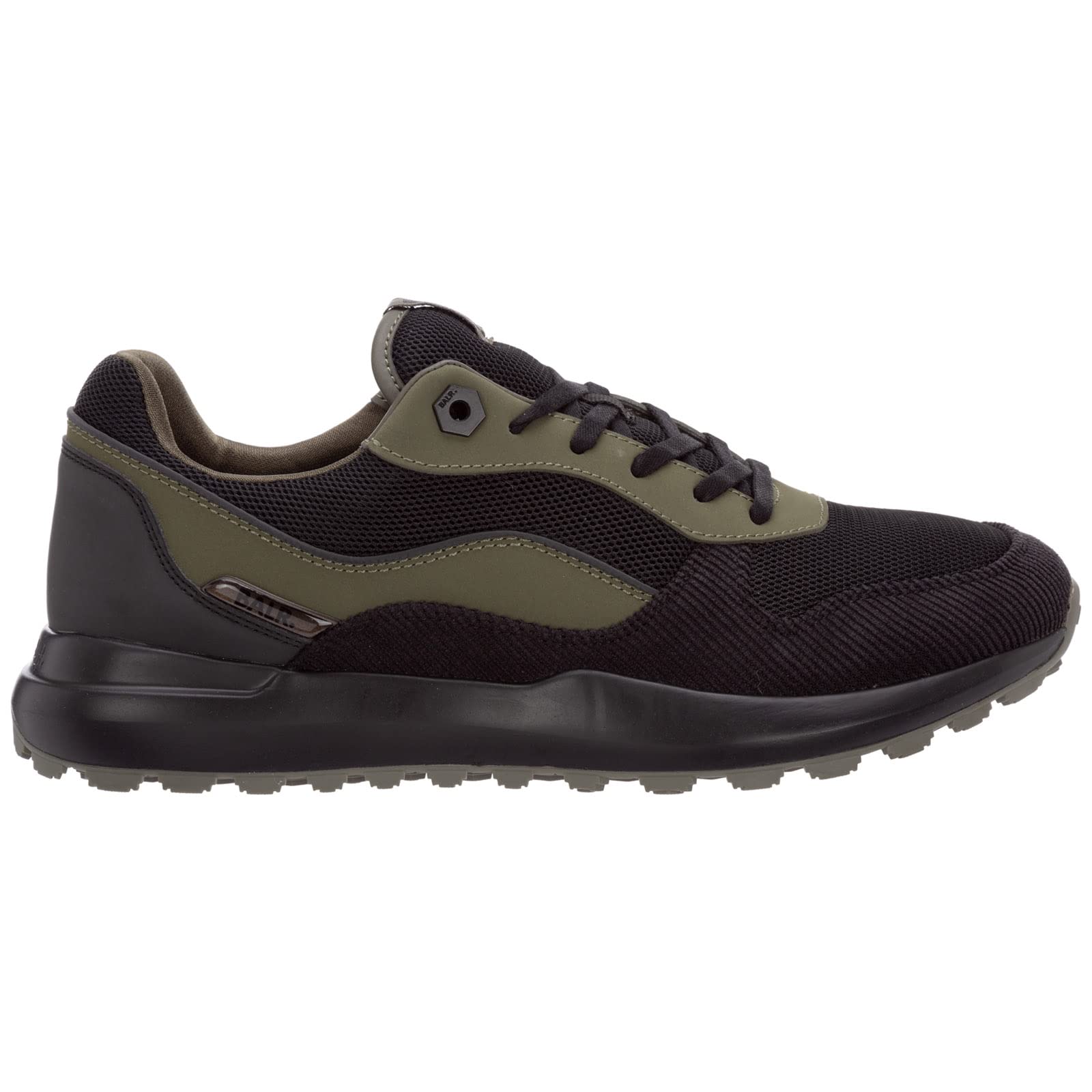 Balr. Men's Corduroy Sneakers - Black Running Shoes for Casual Wear & Outdoor Activities