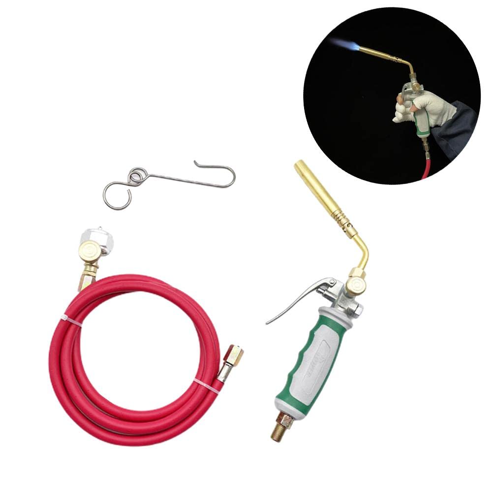 Professional Welding Torch Kit with 1.5m Hose - Compatible with MAPP Gas Cylinders for Metal Fabrication, DIY Projects & Home Repairs
