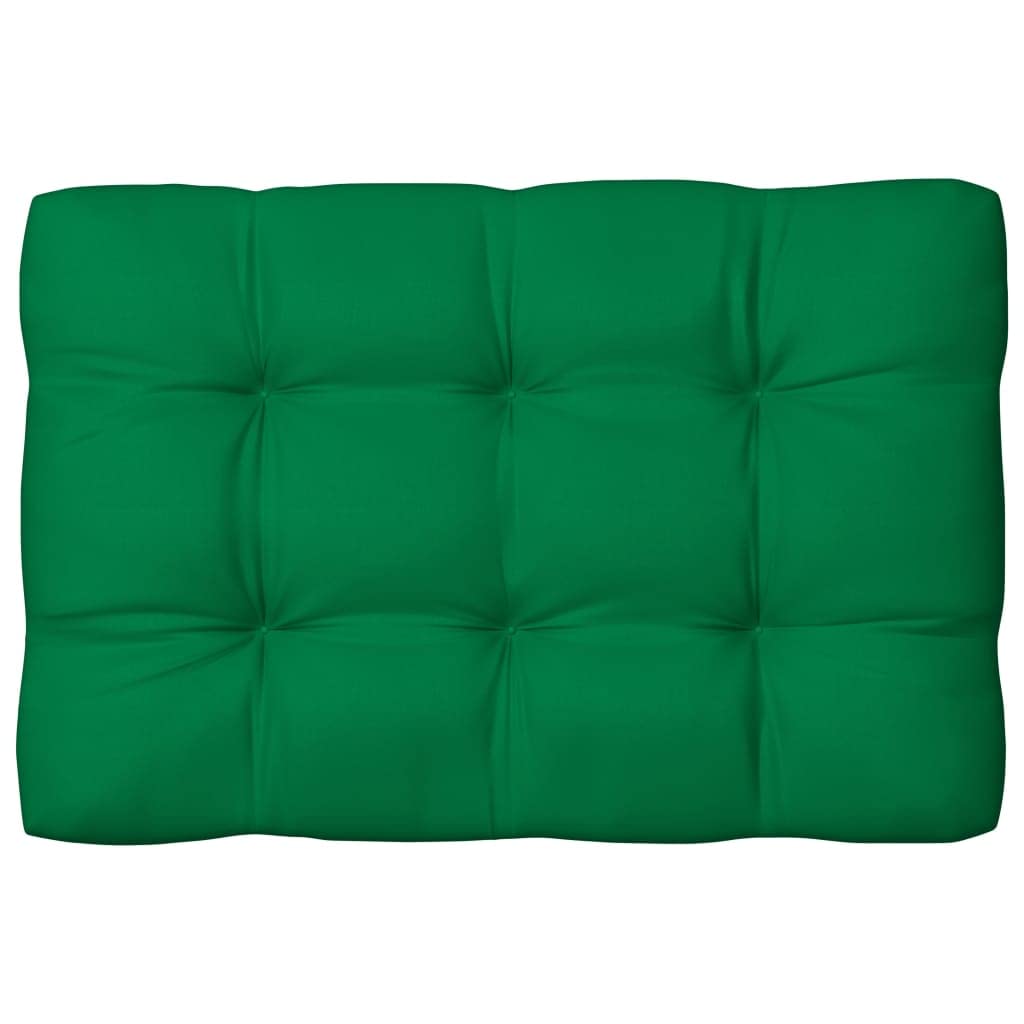 SKM 7-Piece Green Pallet Sofa Cushion Set - Waterproof Outdoor Furniture Cushions for Patio, Deck, and Garden Lounge Chairs