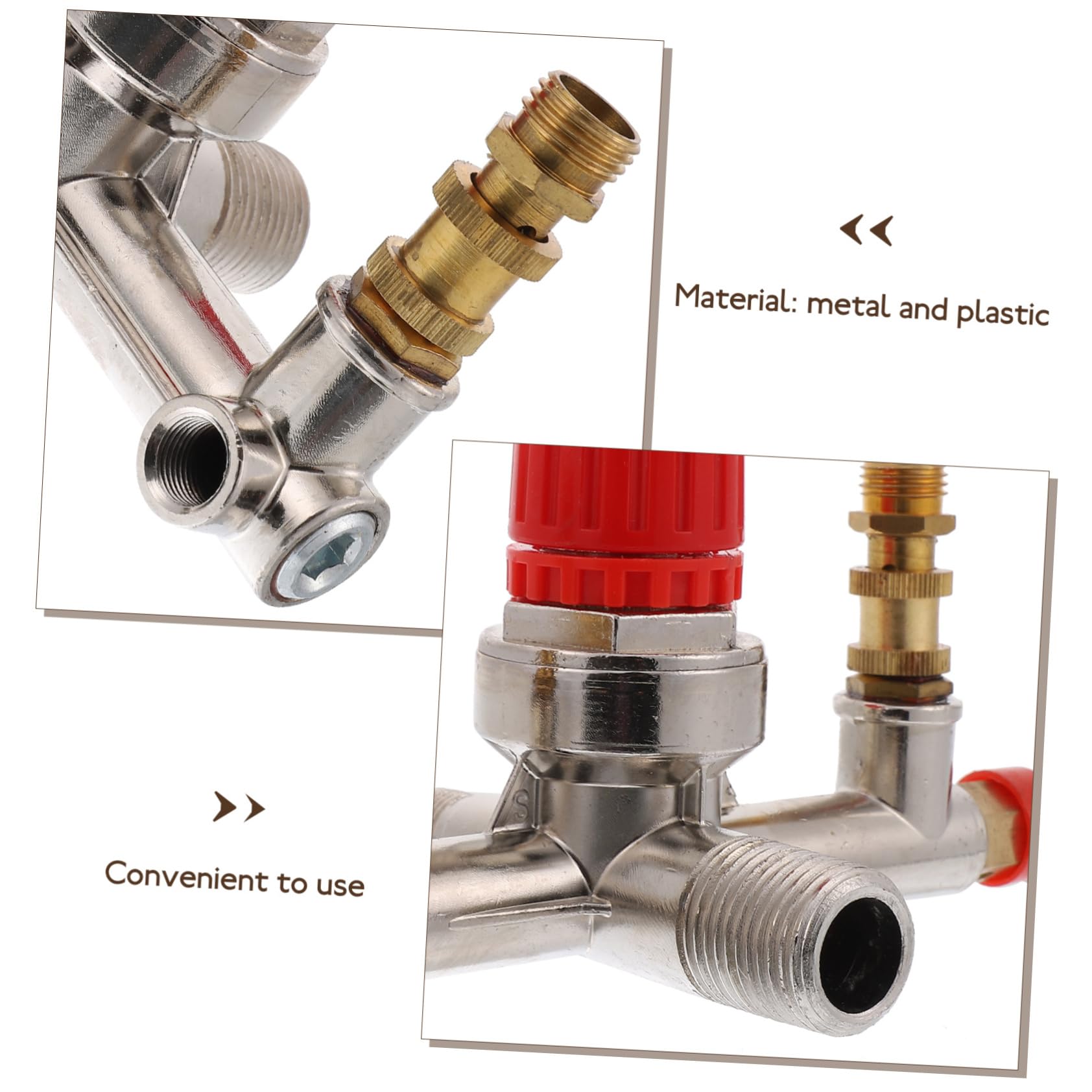 Garneck Air Compressor Pressure Regulator with Bracket - Heavy Duty Air Pressure Control Valve for Pneumatic Tools, HVAC Systems & Industrial Applications
