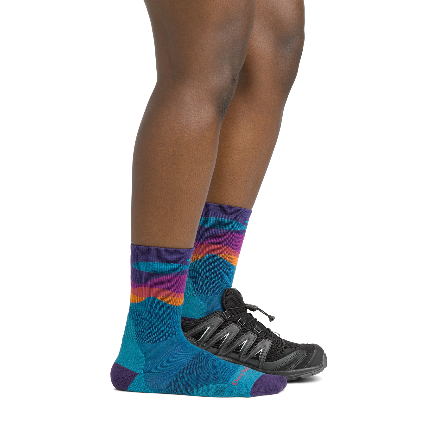 Darn Tough 1067 Merino Wool Micro Crew Ultra Lightweight Cushioned Running Socks for Women - Perfect for Hiking, Jogging & Everyday Comfort