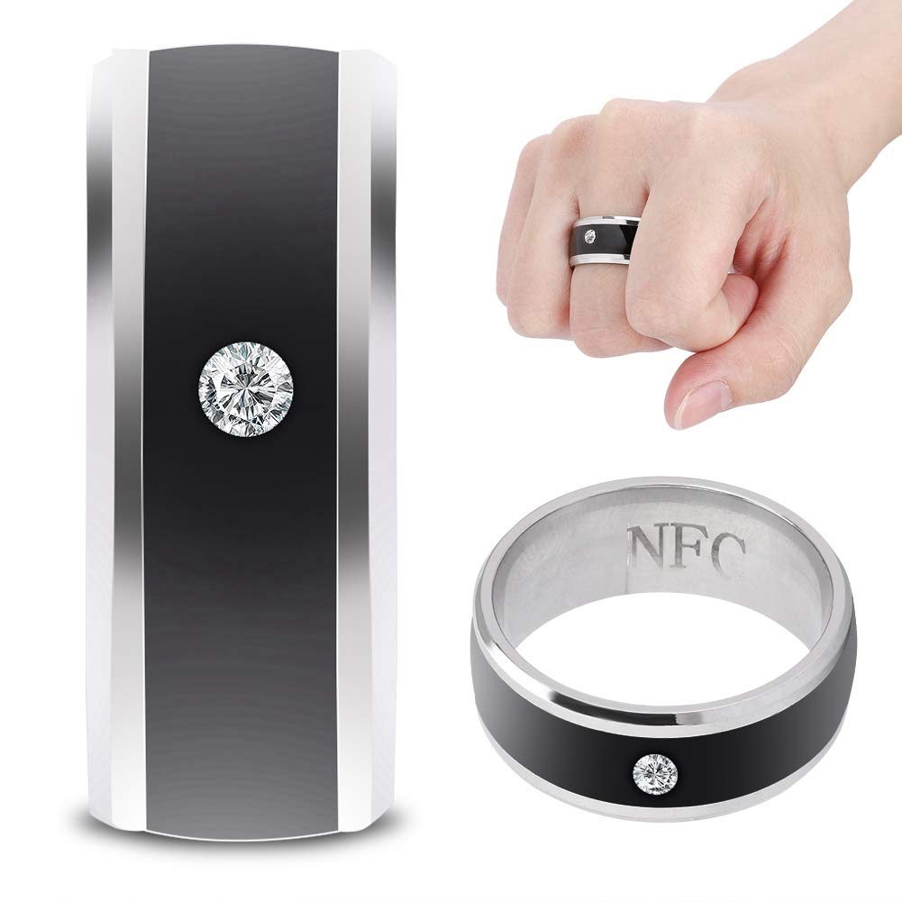 Smart Ring for Android & iPhone - Multi-Function Wearable Device with Health Tracking, Notifications & Mobile Connectivity (11mm) - Perfect for Fitness, Workouts & Daily Activity Monitoring