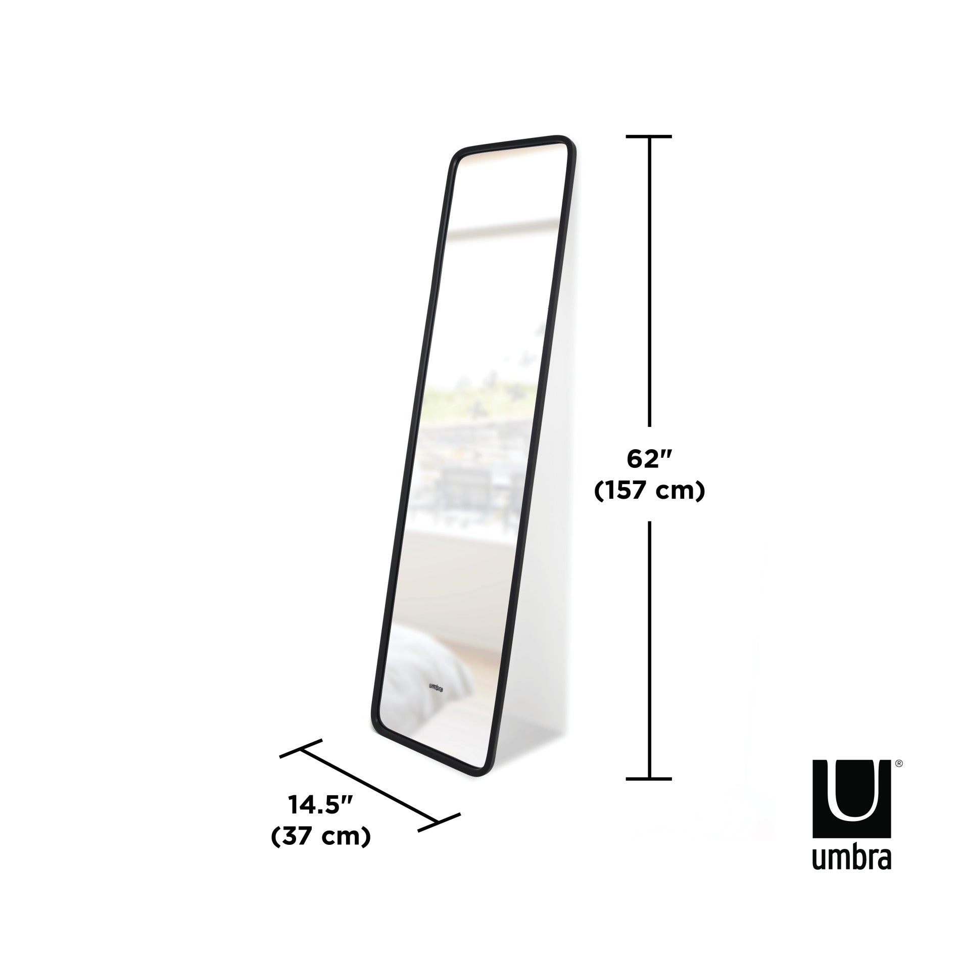 Wall Mounted Full Length Leaning Mirror with Adjustable Tilt - Perfect for Bedroom, Living Room, and Entryway Decor