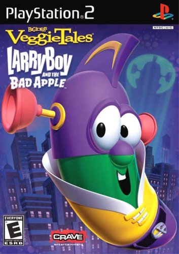Veggietales: Larry Boy and the Bad Apple - PlayStation 2 Game (Renewed) | Christian Kids Adventure Game for Family Fun & Moral Lessons