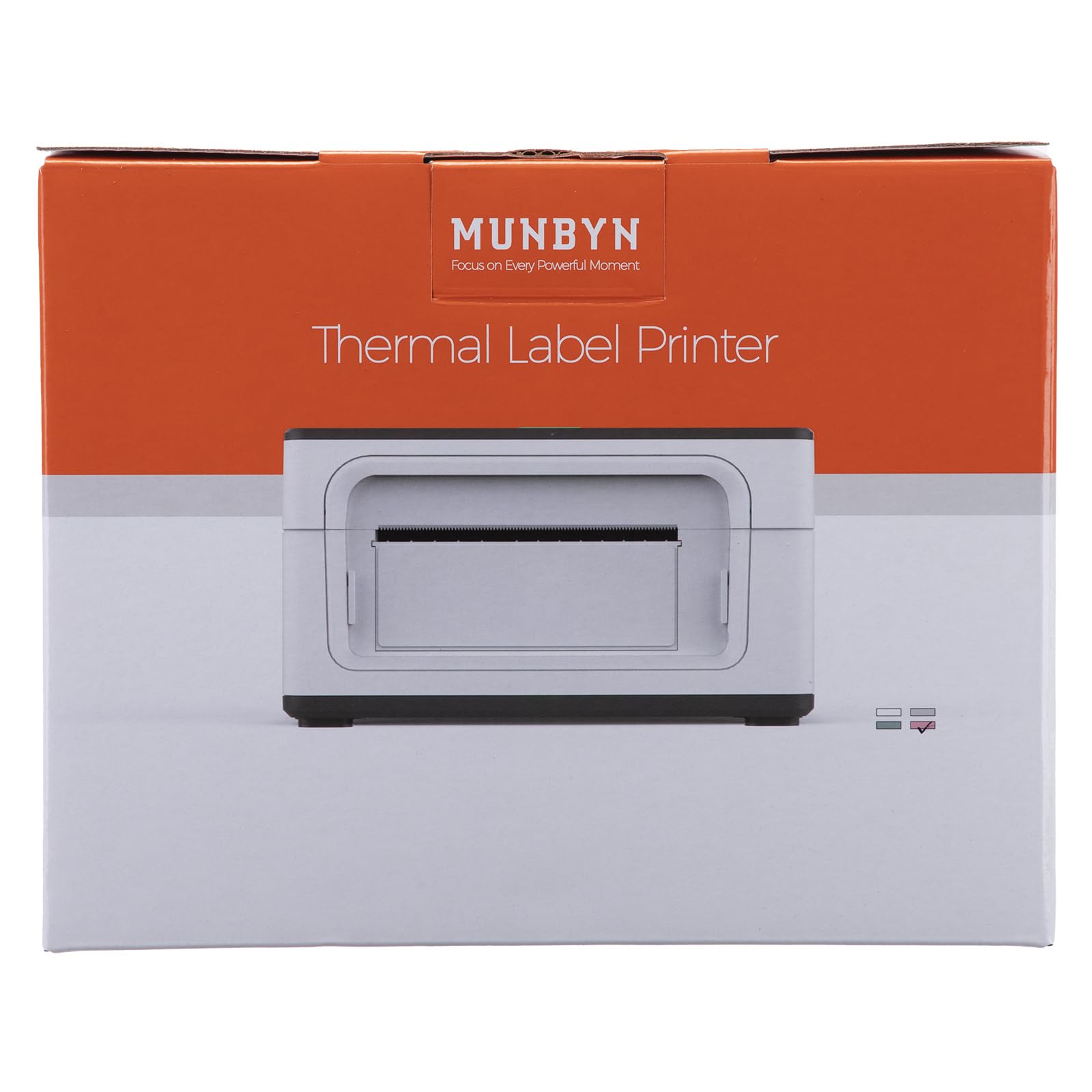 MUNBYN 4x6 USB Thermal Shipping Label Printer for Home & Small Business - Compatible with Canada Post, Purolator, UPS, FedEx, DHL (Pink) - Perfect for E-commerce, Online Sellers & Package Shipping