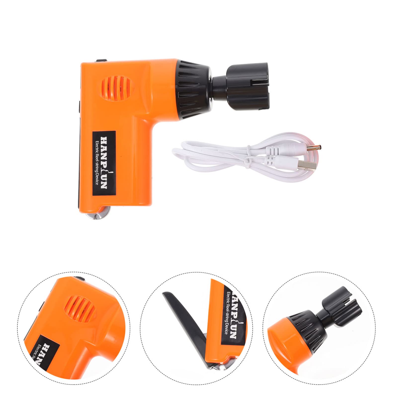 ERINGOGO 3-in-1 Electric Guitar String Winder & Cutter - Professional Power Tool for Fast String Changing | Perfect for Guitar Maintenance, Music Studio & Live Performances