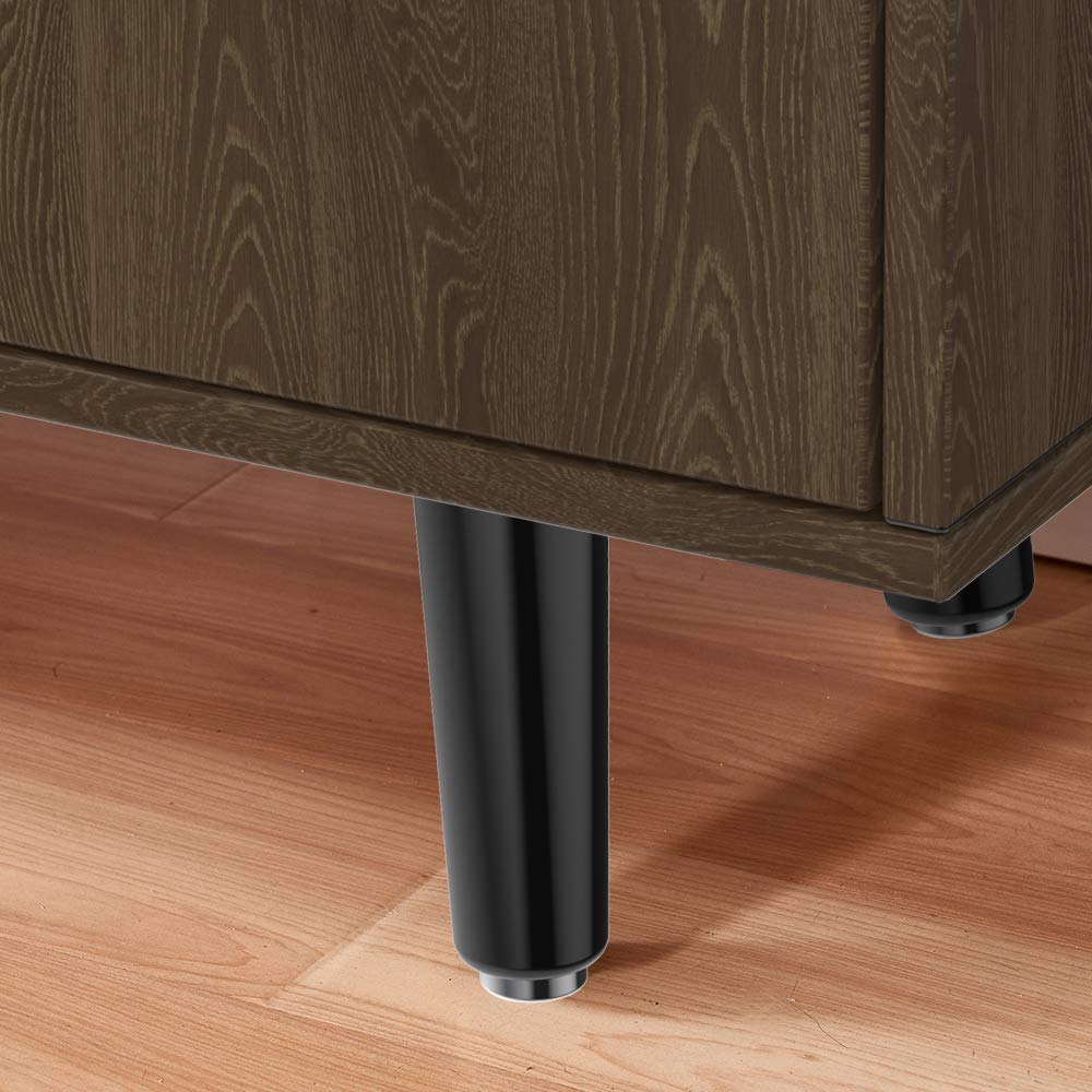 4HOMART YVONNE&F.L.A.M. Modern TV Stand with 5 Drawers - White Wooden TV Console for Flat Screen TVs up to 65