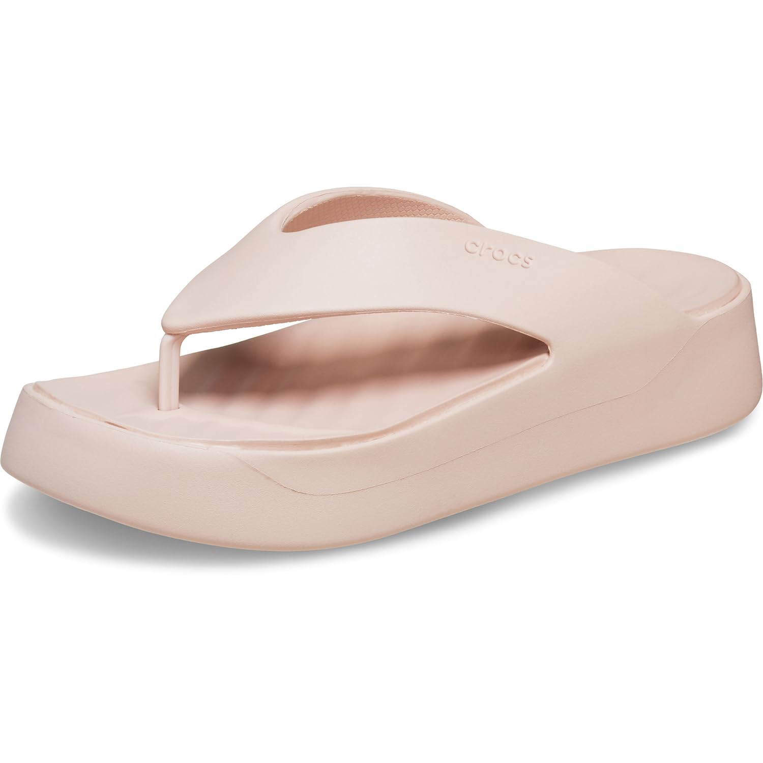 Crocs Women's Getaway Platform Flip Flops - Comfortable Slip-On Sandals with Arch Support | Perfect for Beach, Pool, and Summer Vacation Outfits