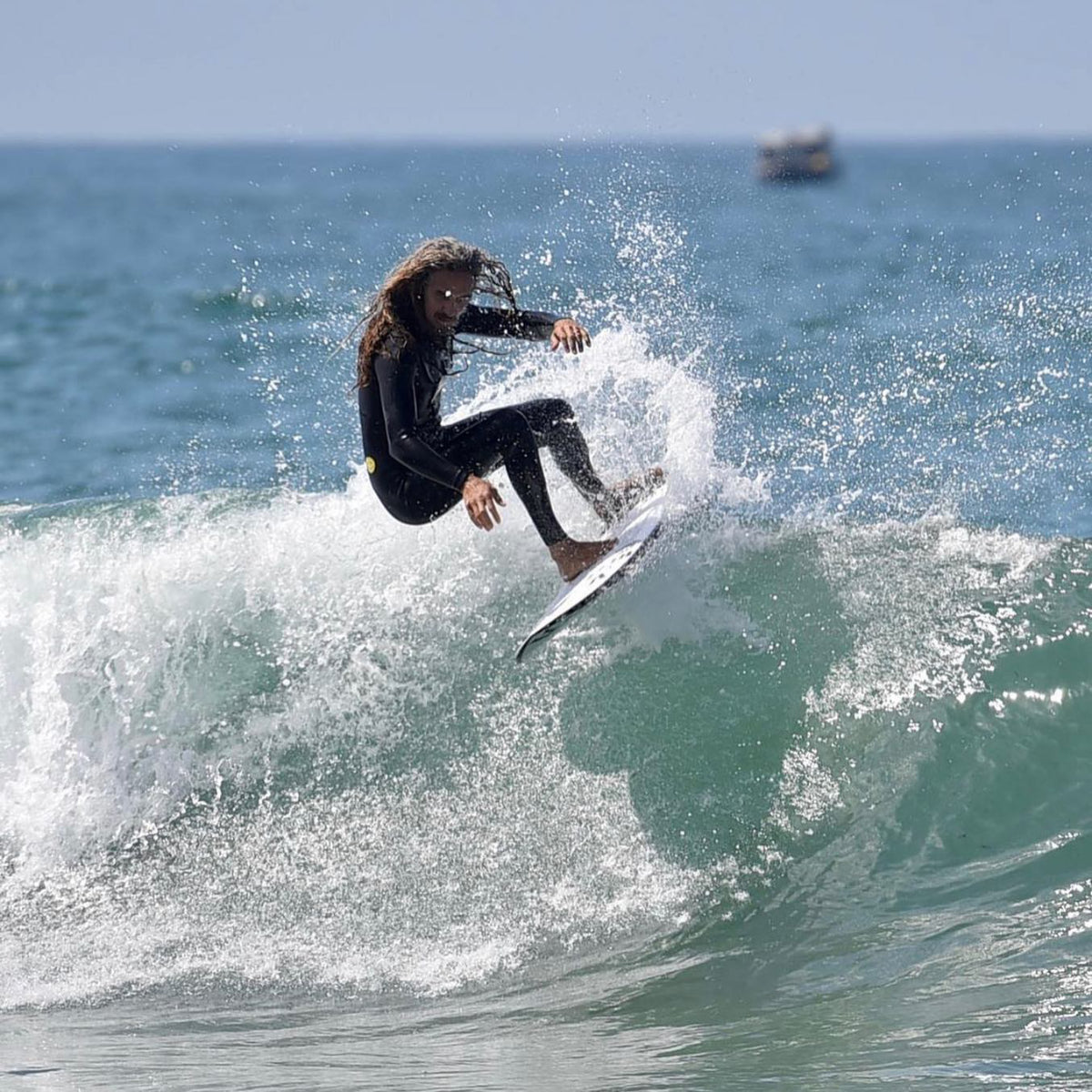 FCS II Rob Machado Sunday Single Fin Surfboard Fin - Camo Design for 7'0