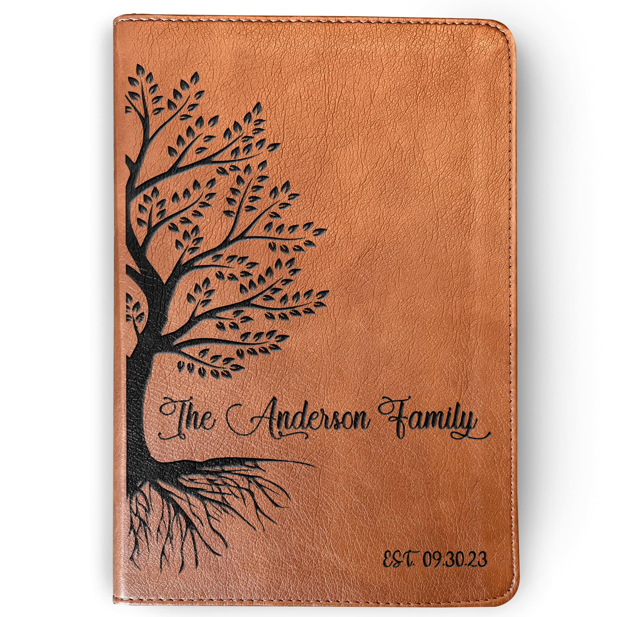 Personalized ESV/RVR Spanish Family Bible - Custom Engraved Reina Valera 1960 Edition - Christian Gift for Weddings, Baptisms & Family Devotions