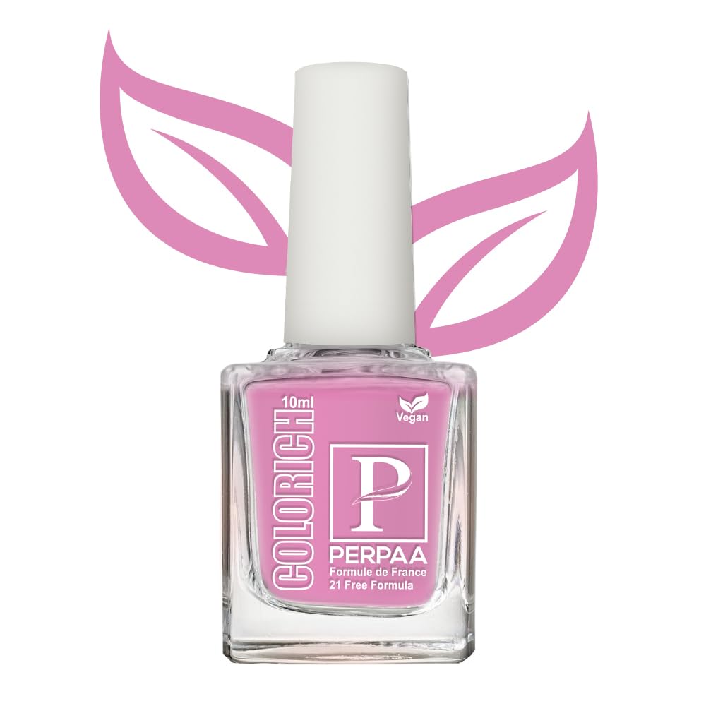 PERPAA® Vegan HD Color Gel Nail Polish Set - 3 Piece (Rose Pink, Ice Blue, Rani Pink) | Long Lasting & Non-Toxic | Perfect for Manicures, Pedicures & Nail Art Designs