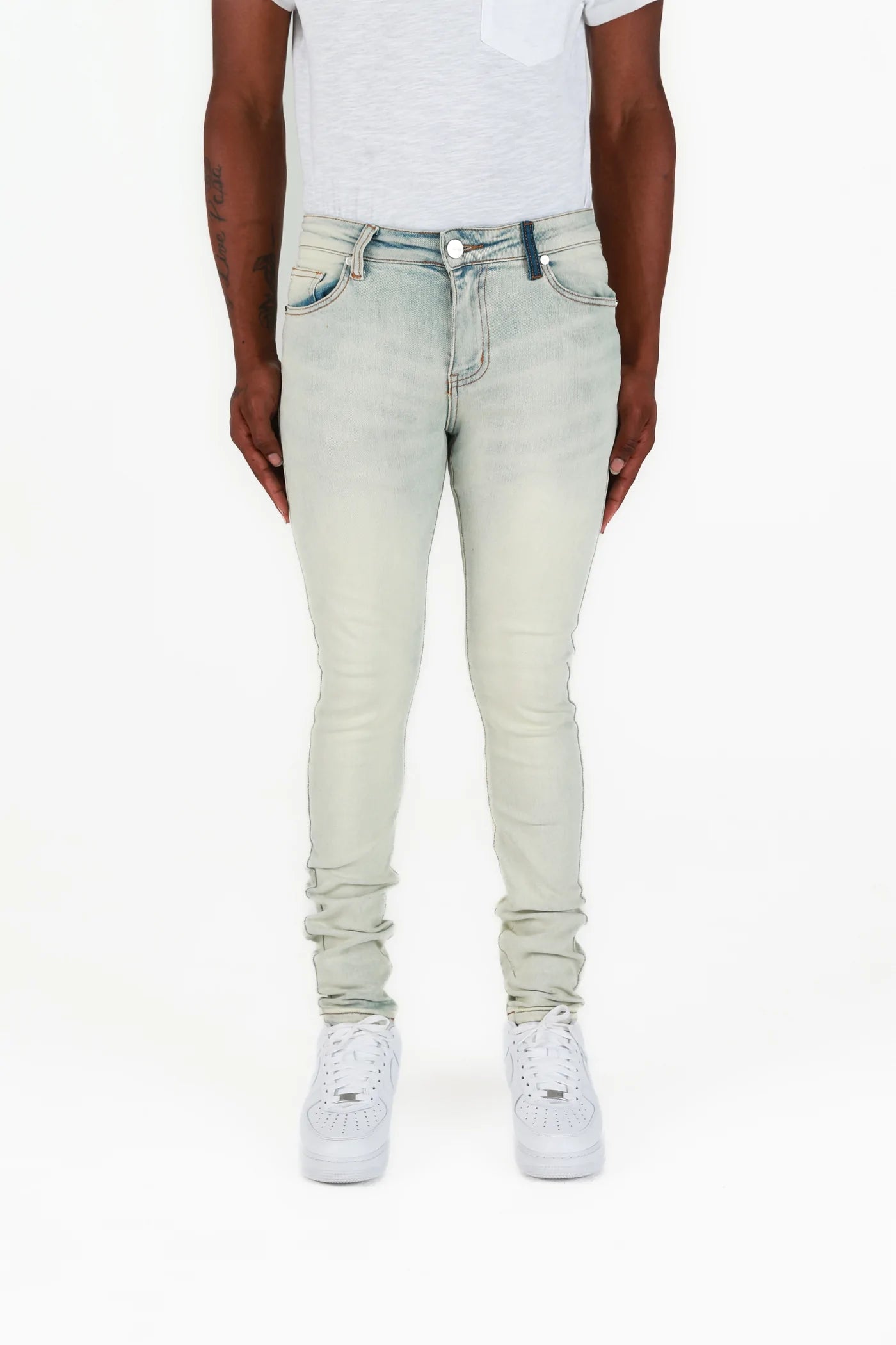 PHEELINGS JOURNEY AWAITS SKINNY DENIM JEANS - Women's High Waisted Stretch Skinny Jeans for Everyday Wear & Night Out