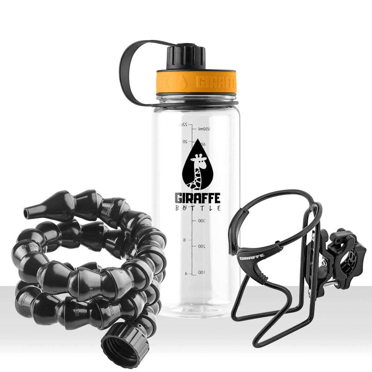 Hands Free Giraffe Bottle Tower with Adjustable Bottle Holder - Perfect for Hiking, Camping, and Outdoor Adventures