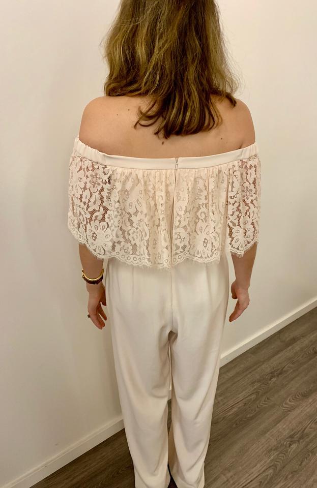 BHLDN Theia Mila Jumpsuit in Blush - Elegant Wedding Guest Outfit & Special Occasion Romper