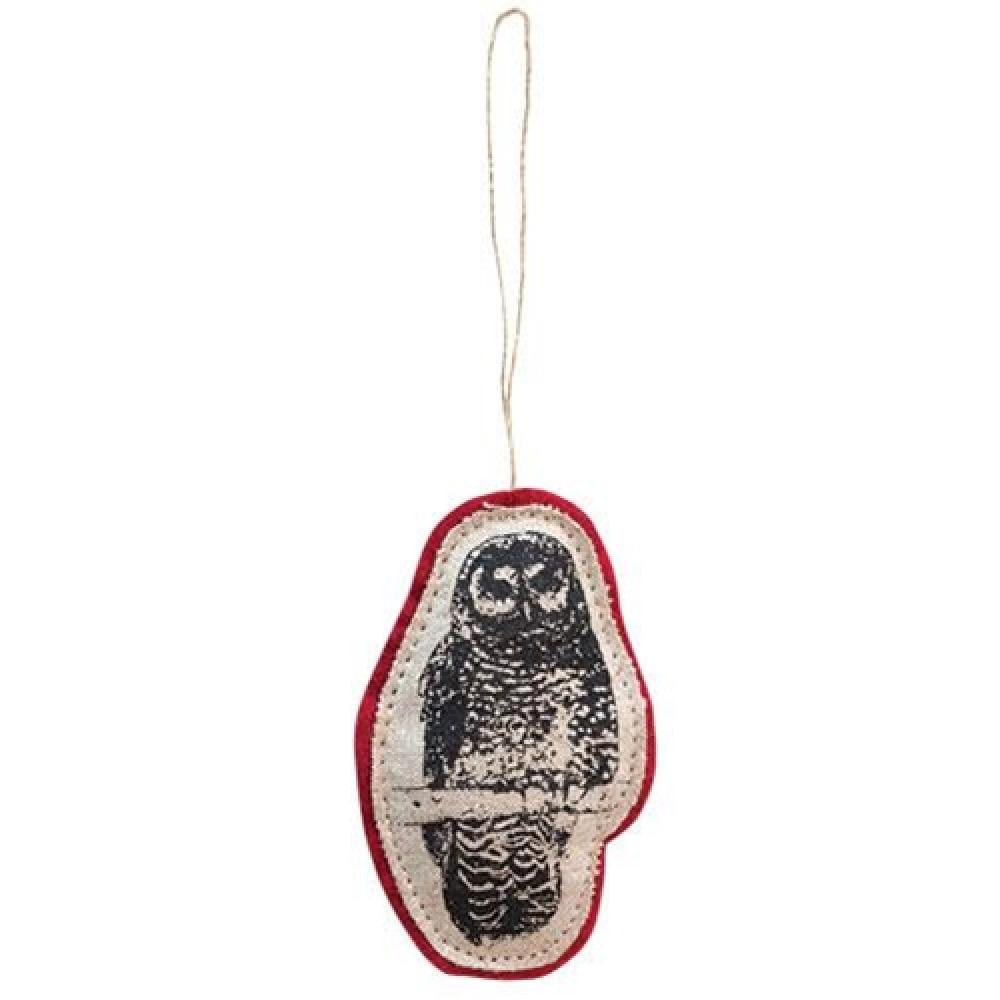 Handmade Felt Owl Ornament - Cute Christmas Tree Decor, Holiday Home Decoration, Unique Gift for Animal Lovers - Perfect for Xmas Decorations, Winter Themed Parties & Cozy Home Styling