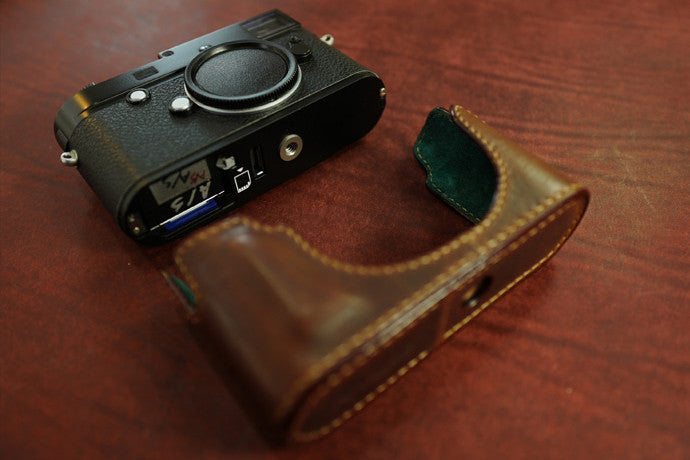 Arte di Mano Genuine Leather Half Case for Leica M10 Camera with Battery Door Access - Premium Protection for Professional Photography, Travel & Street Shooting