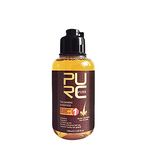 PURC Ginger Hair Growth Shampoo & Treatment - Natural Hair Regrowth Serum for Thicker, Healthier Hair - Repair Damaged Hair Roots - Perfect for Daily Hair Care & Scalp Nourishment