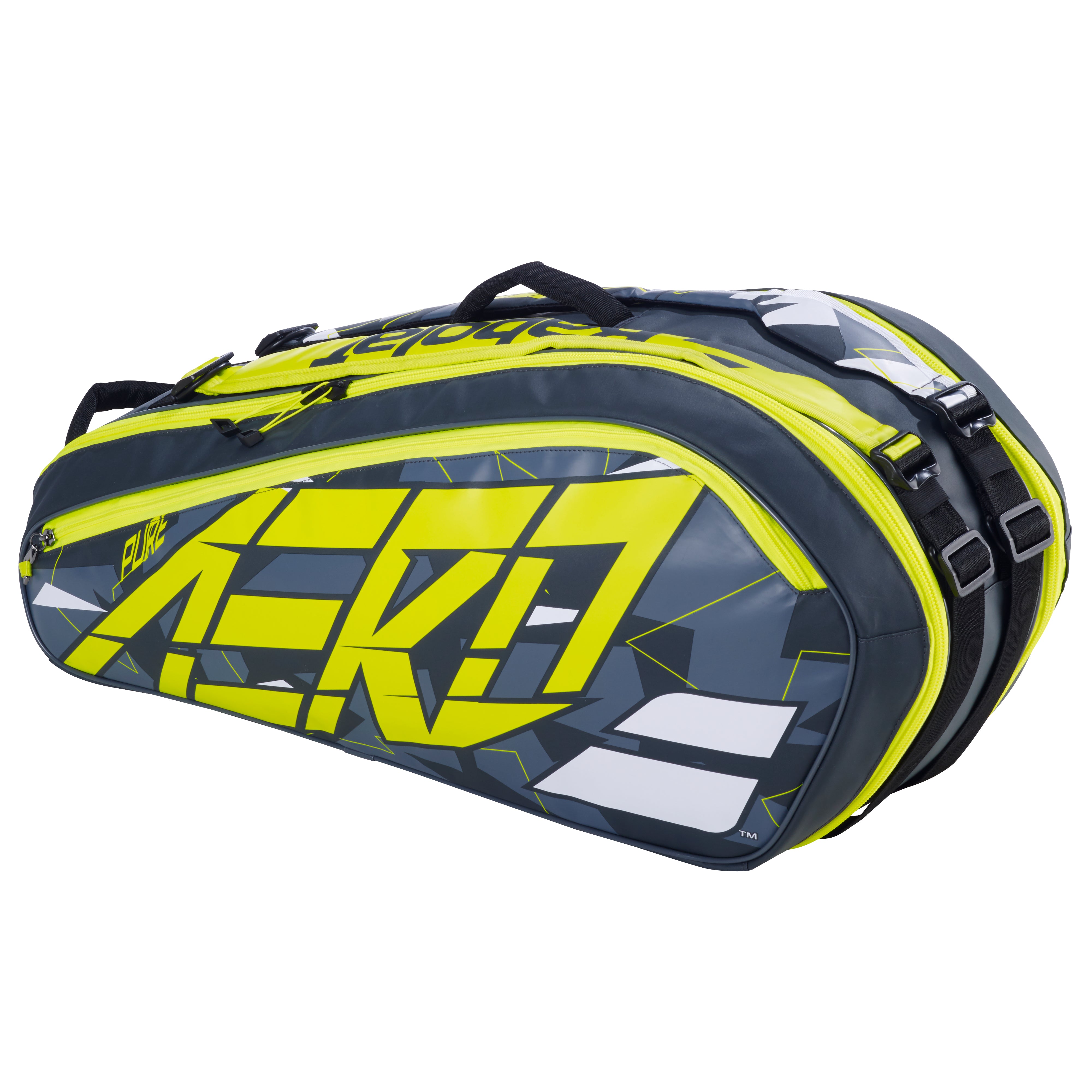 Babolat Pure Aero 6-Pack Tennis Bag - Premium Tennis Equipment for Players & Coaches | Perfect for Tournaments, Practice & Travel
