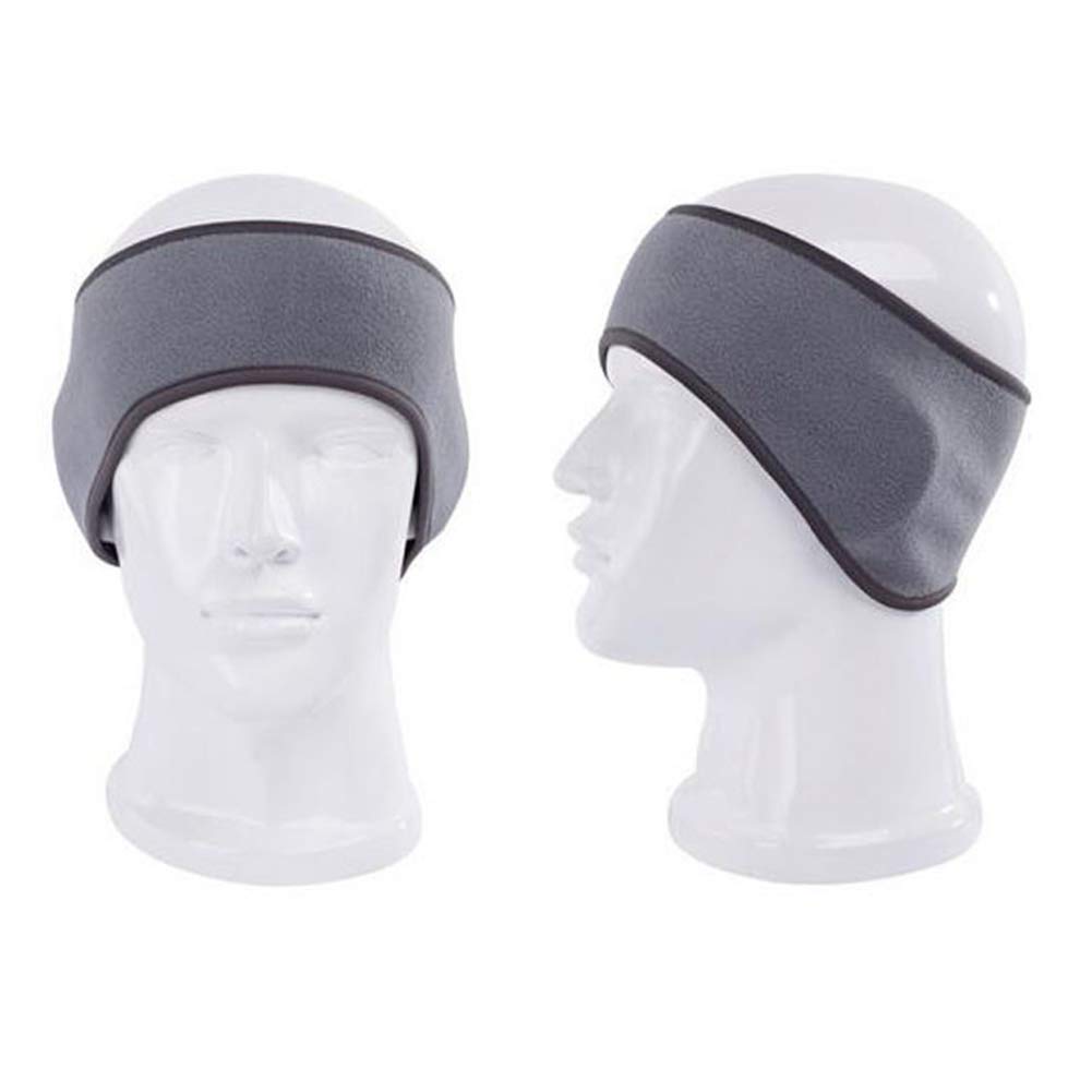 Zkptops Fleece Ear Warmers Headband - Winter Outdoor Sports Ear Muffs for Men & Women - Running, Skiing, Hiking & Cold Weather Activities
